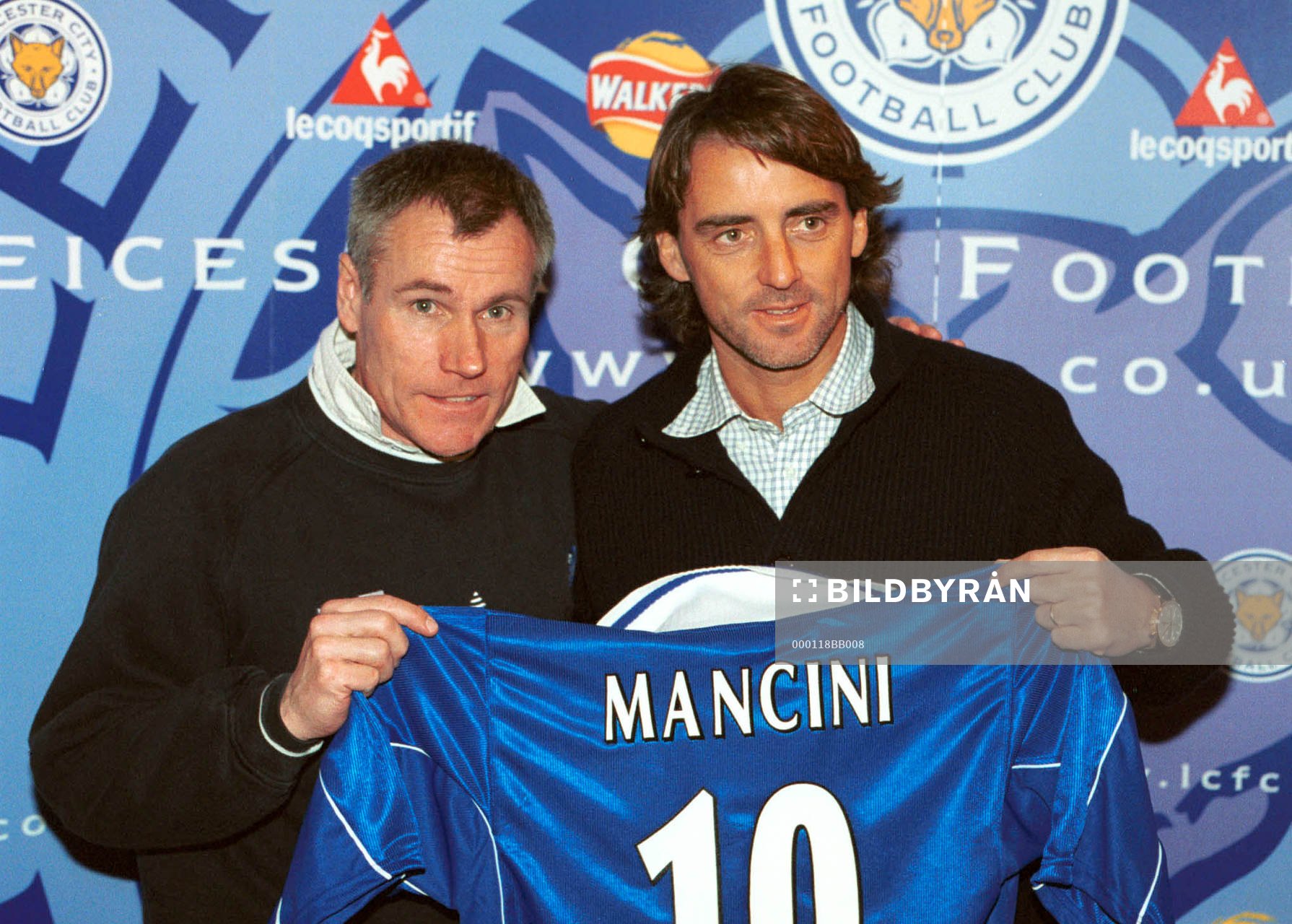Peter Taylor, tränare Leicester och Roberto Mancini