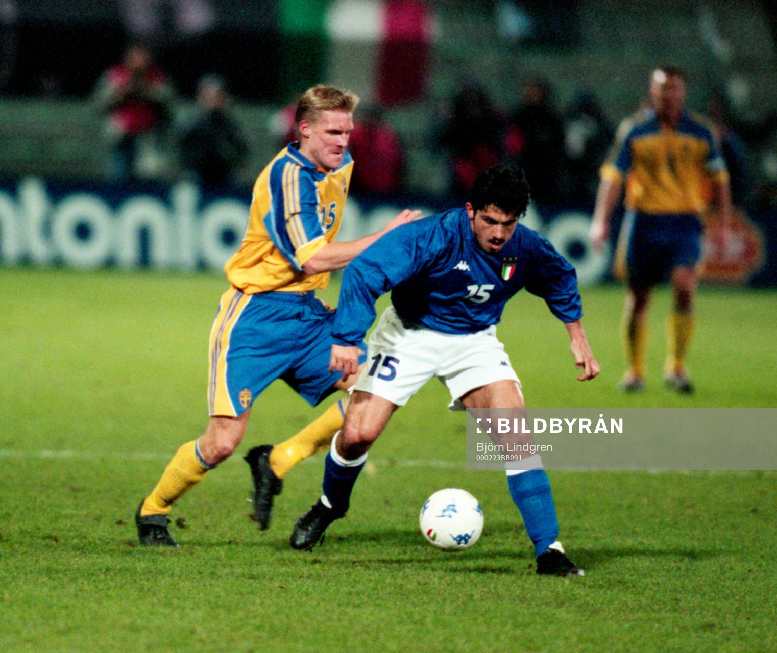 Johan Mjällby, Sverige, Gennaro Gattuso, italien