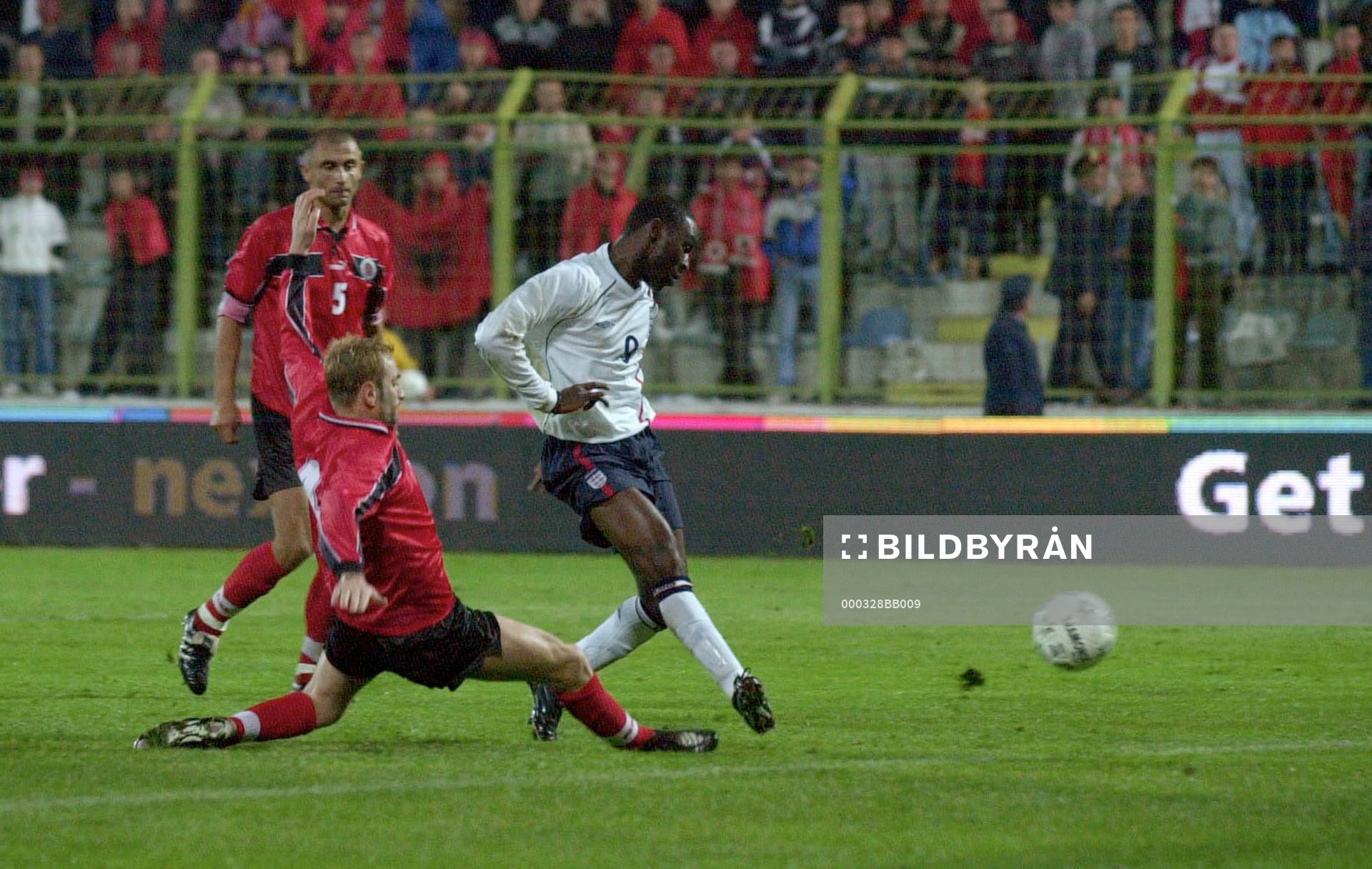 Albanien - England: Andy Cole, England