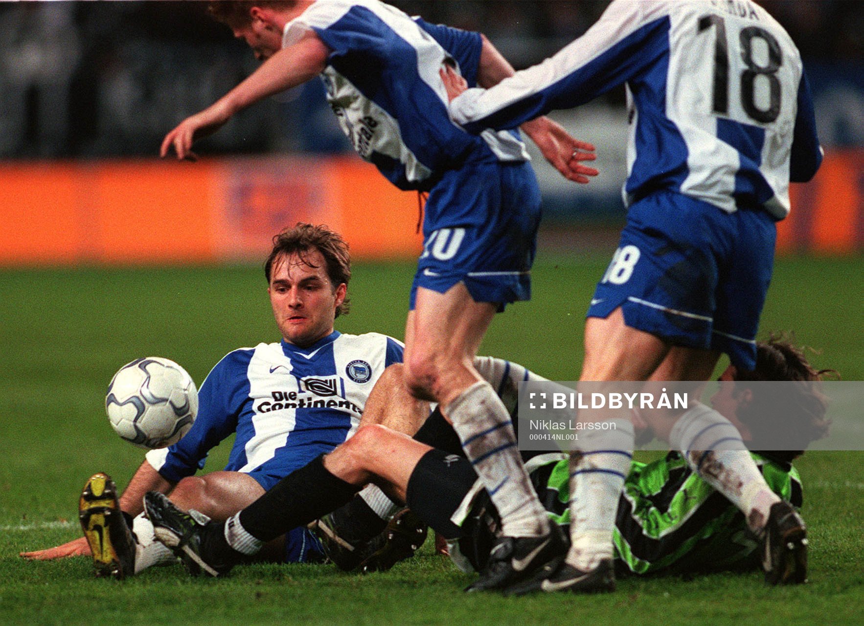 Fotboll, Bundesliga, Hertha Berlin - Wolfsburg