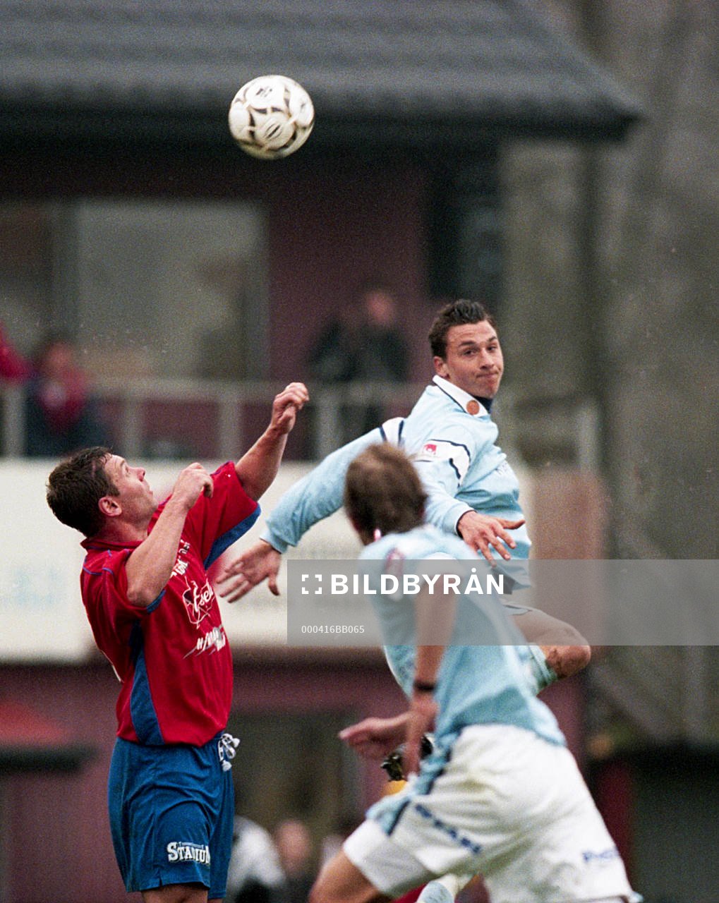  Zlatan Ibrahimovic, Malmö i en nickduell.