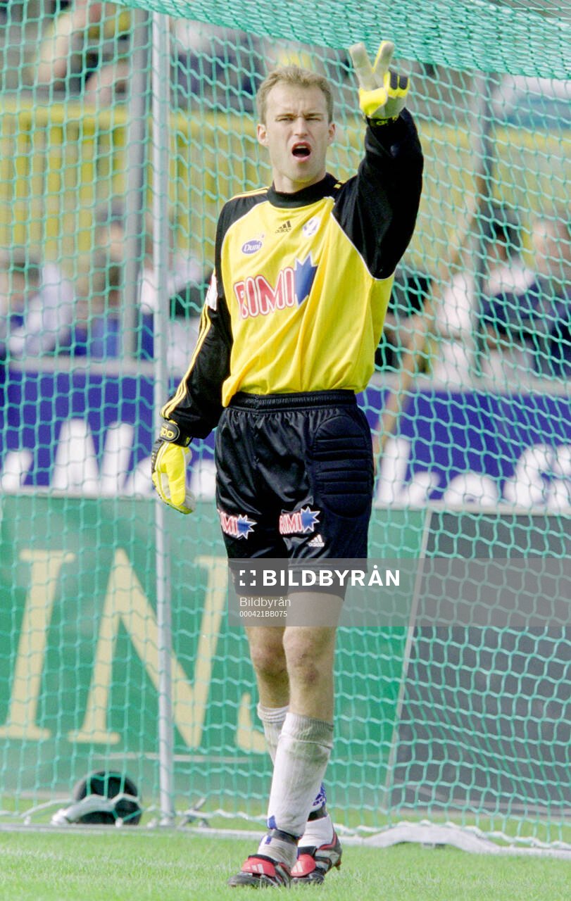 Halmstads målvakt Håkan Svensson