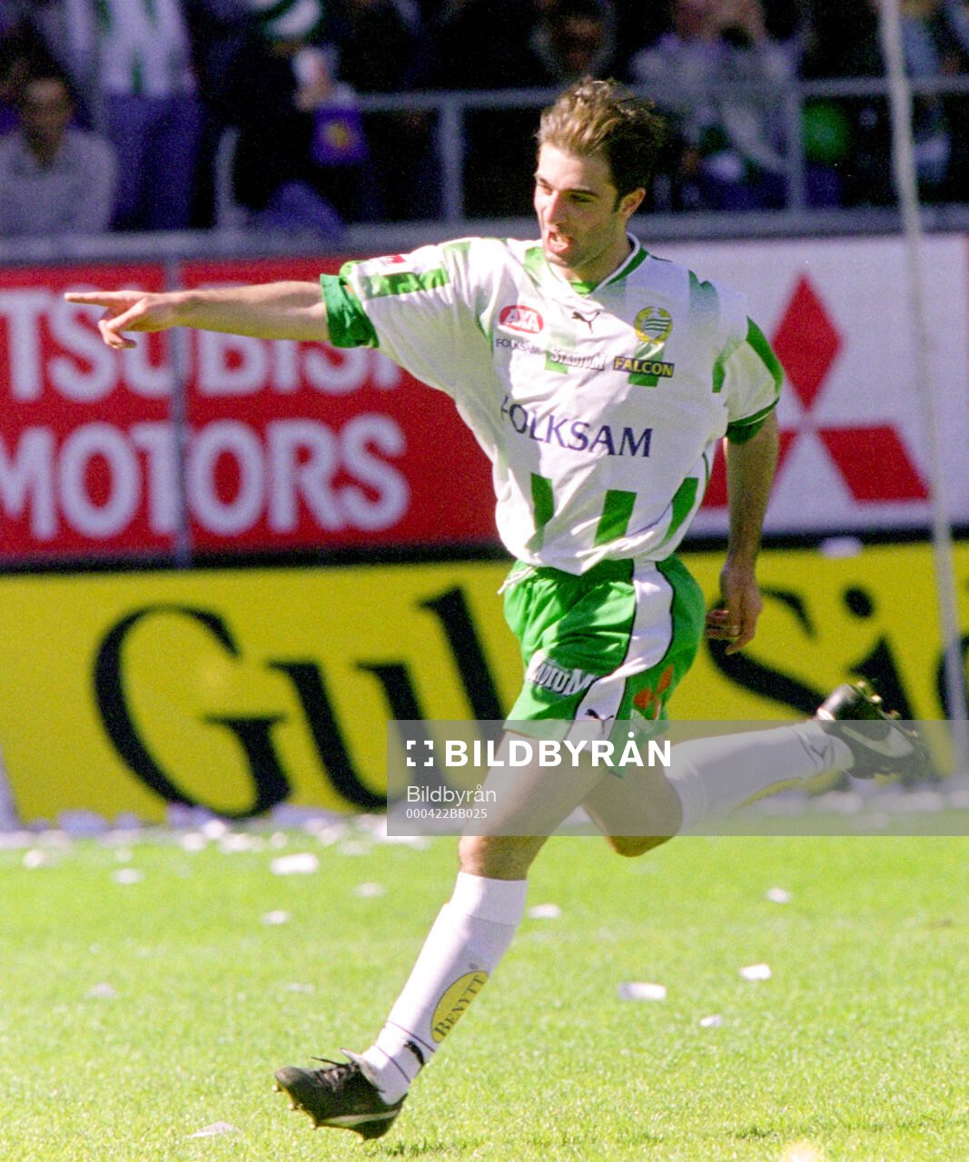 Hammarbys Kennedy Bakircioglu jublar