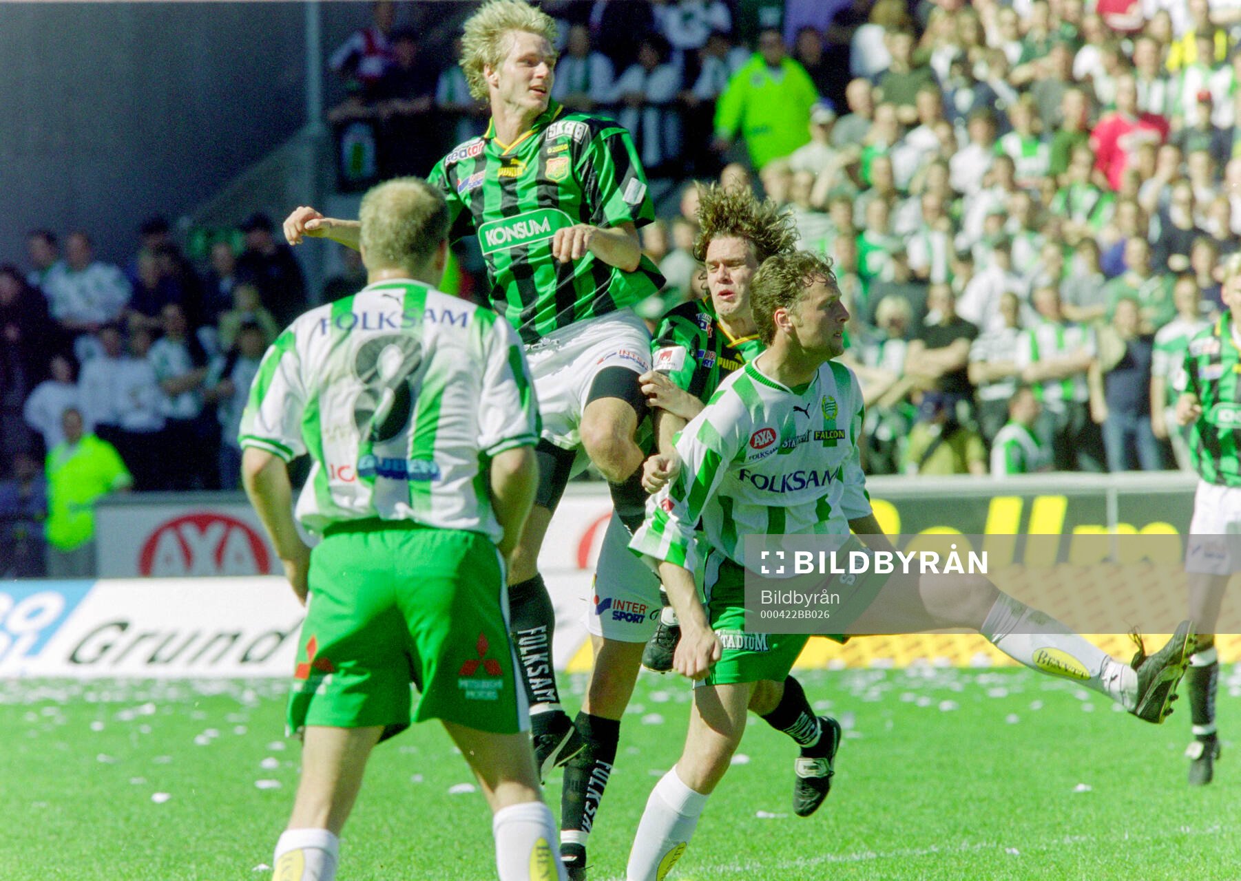 Gais Simon Sjöfors och Lasse Johansson mot Hammarbys Kaj