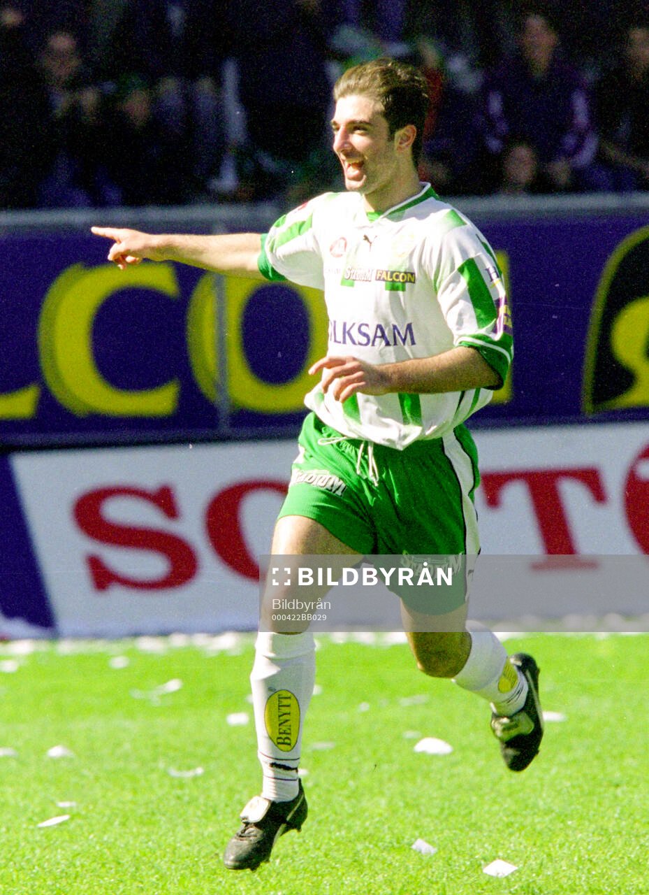 Hammarbys Kennedy Bakircioglu jublar