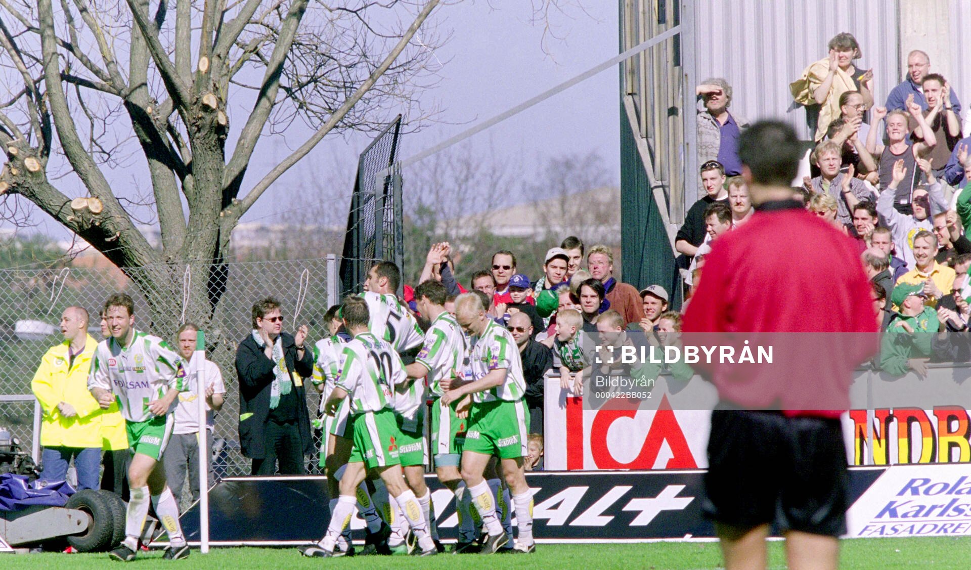 Hammarbys Kaj Eskelinen jublar