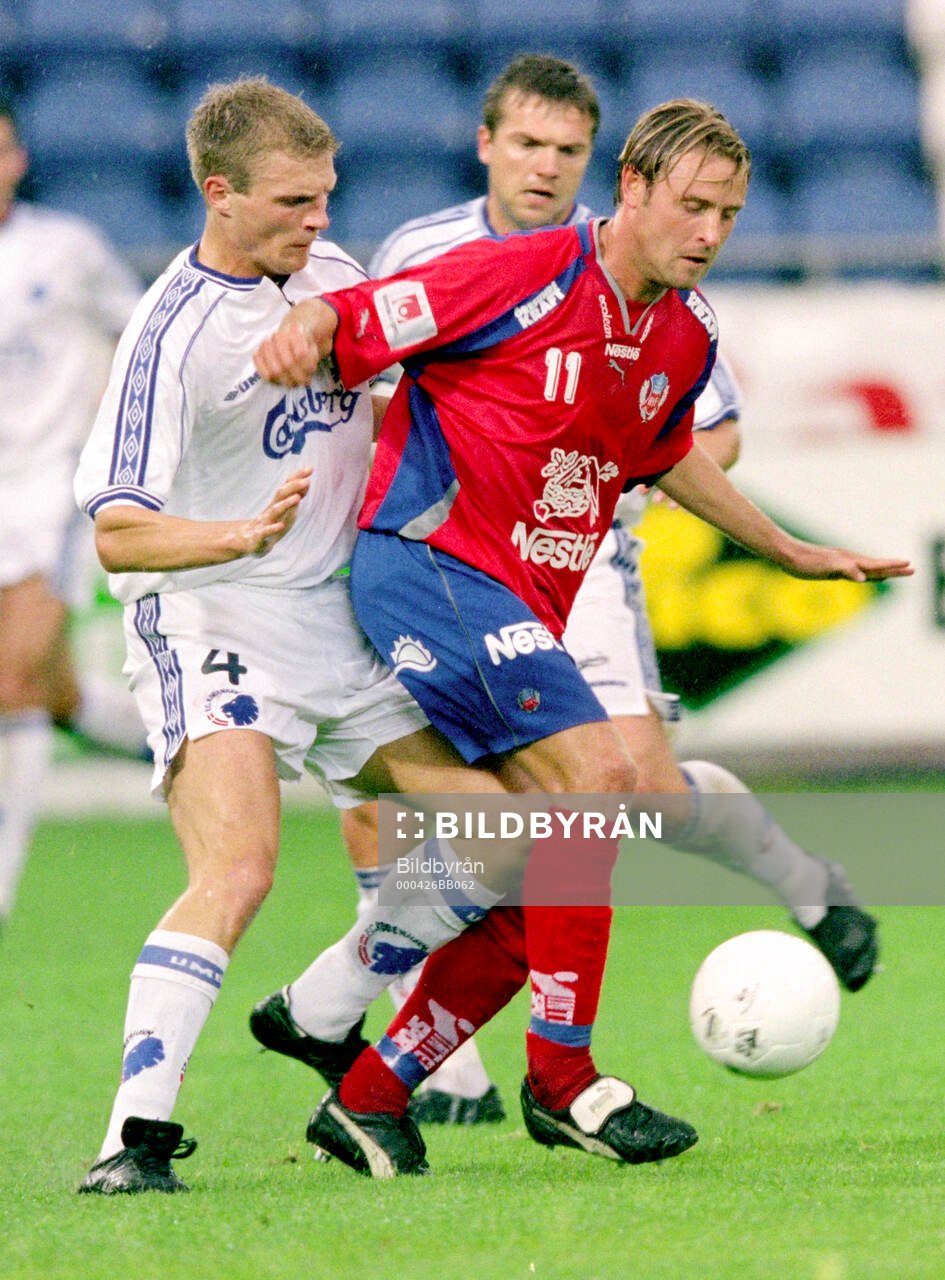 Helsingborgs Erik Wahlstedt mot Köpenhamns Bo Svensson