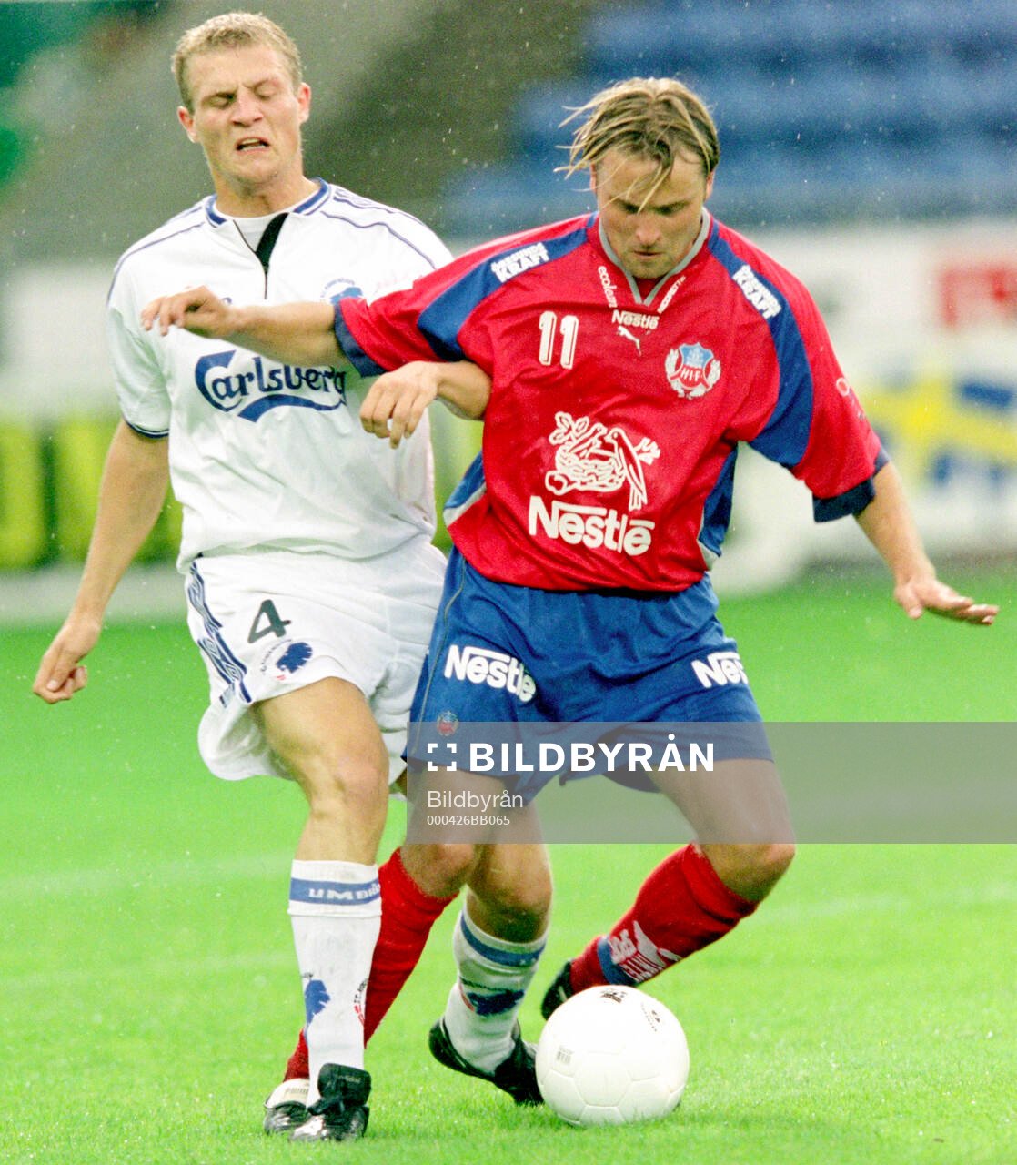 Helsingborgs Erik Wahlstedt mot Köpenhamns Bo Svensson