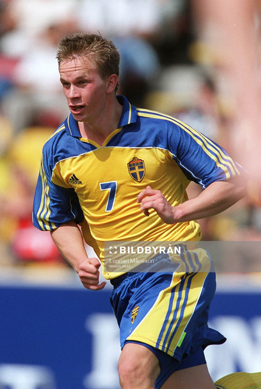 Danmark-Sverige 1-2  (U21) Tobias Linderoth, Sverige