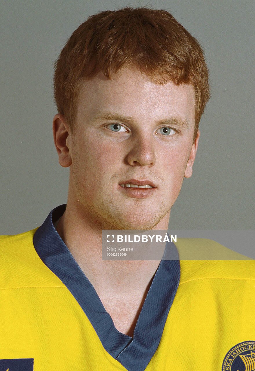Daniel Sedin of Sweden poses for a portrait