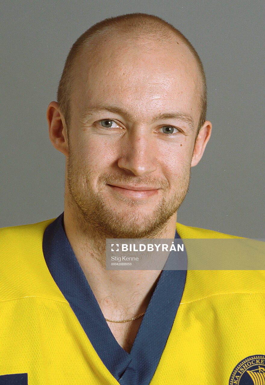 Michael Nylander of Sweden poses for a portrait