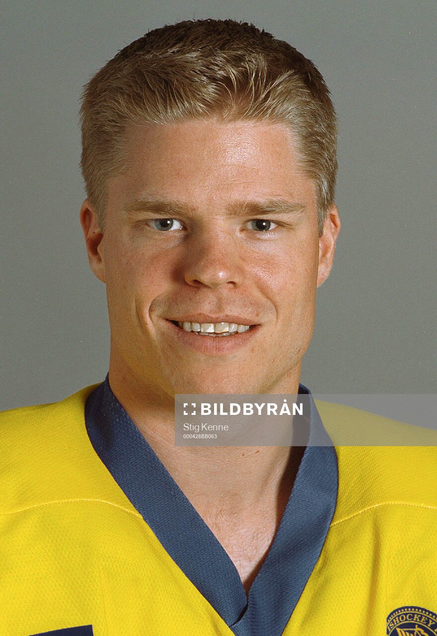 Fredrik Modin of Sweden poses for a portrait