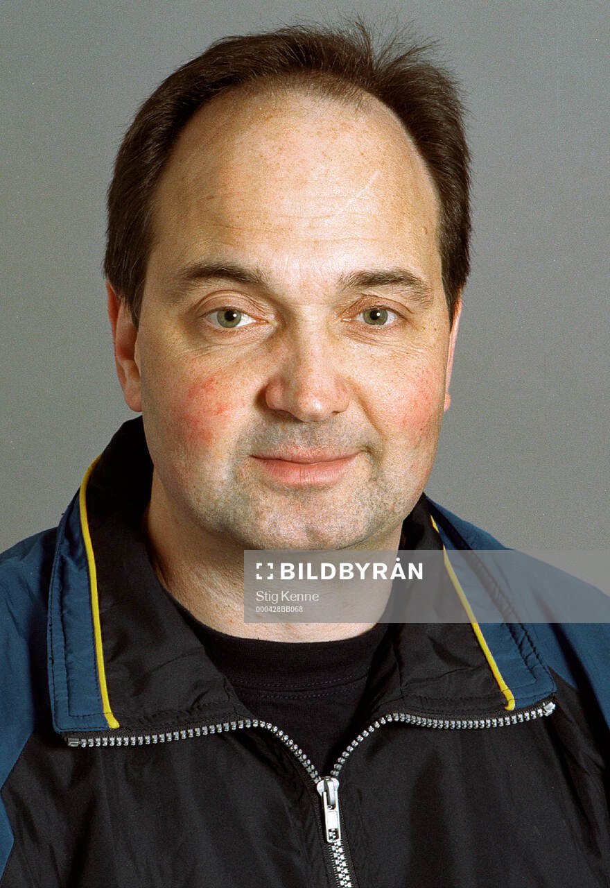 Equipment manager Anders Weiderstål of Sweden poses for a