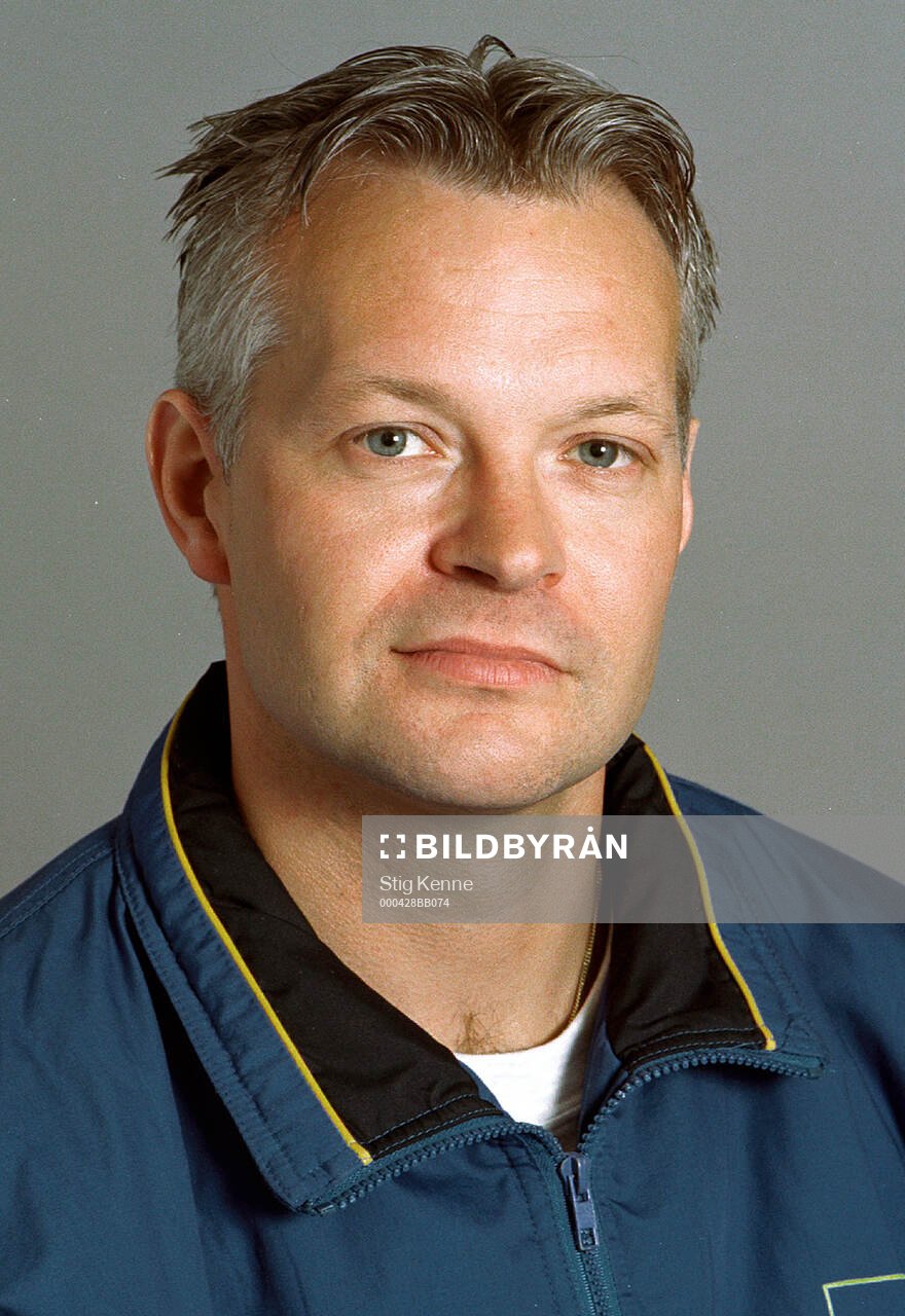 Goaltender coach Steffan Lunner of Sweden poses for a