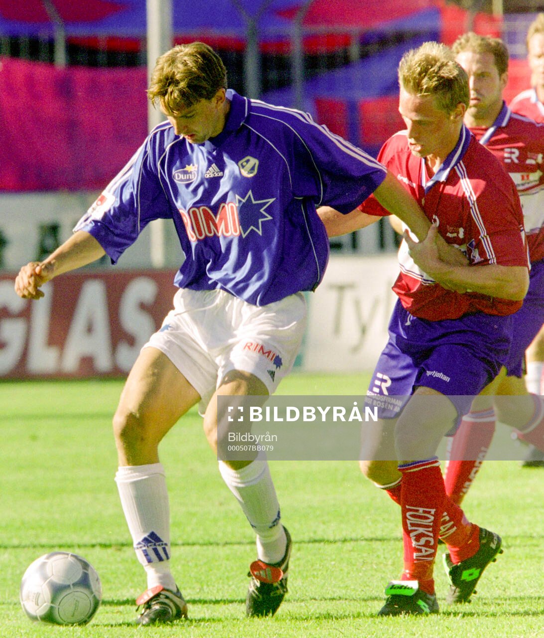 Halmstads Mikael Rosén mot Örgrytes Martin Ulander