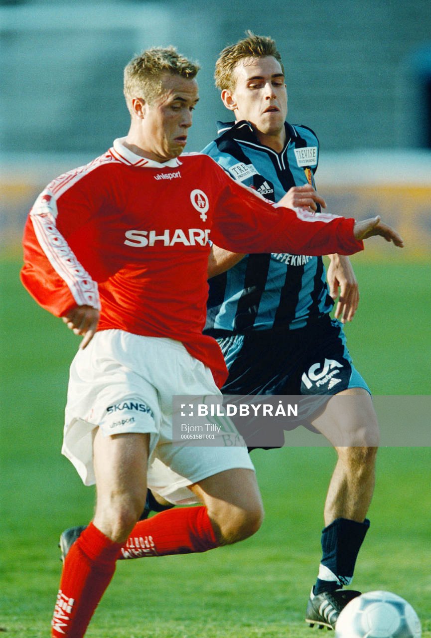   Andreas Bäckmark, Åtvidaberg och Joel Riddez, Djurgården