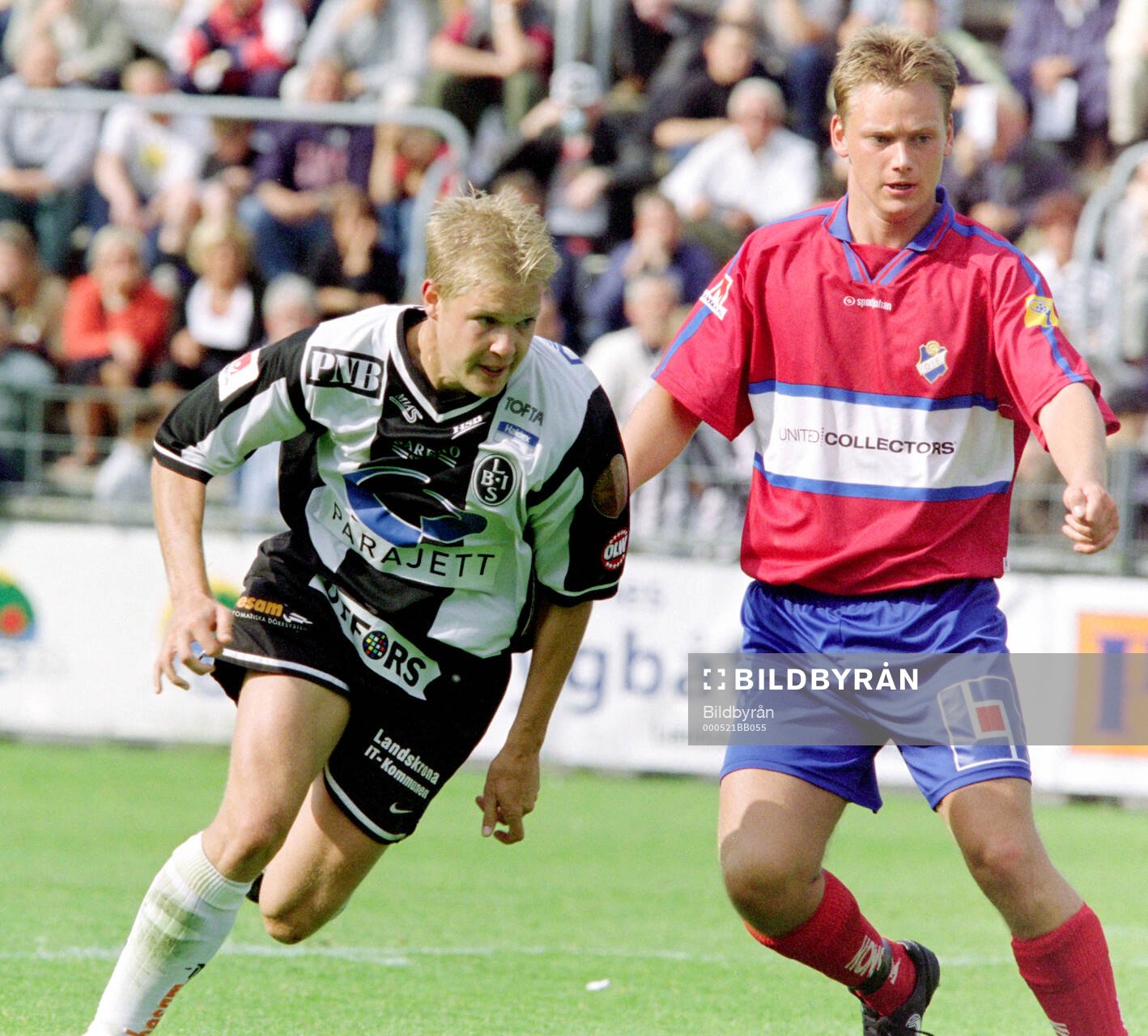 Landskronas Matthias Eklund mot Östers Patrik Karlsson