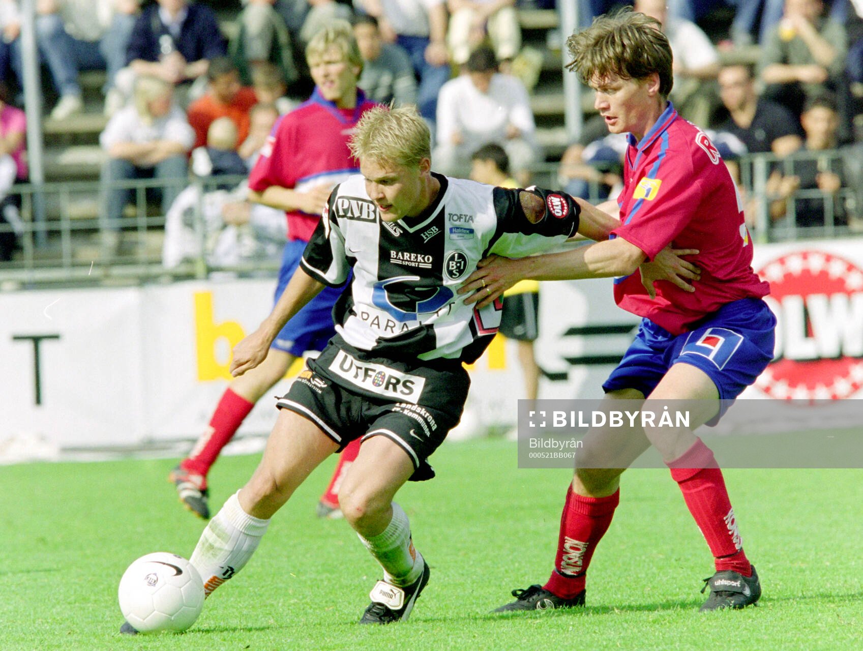 Landskronas målskytt Matthias Eklund