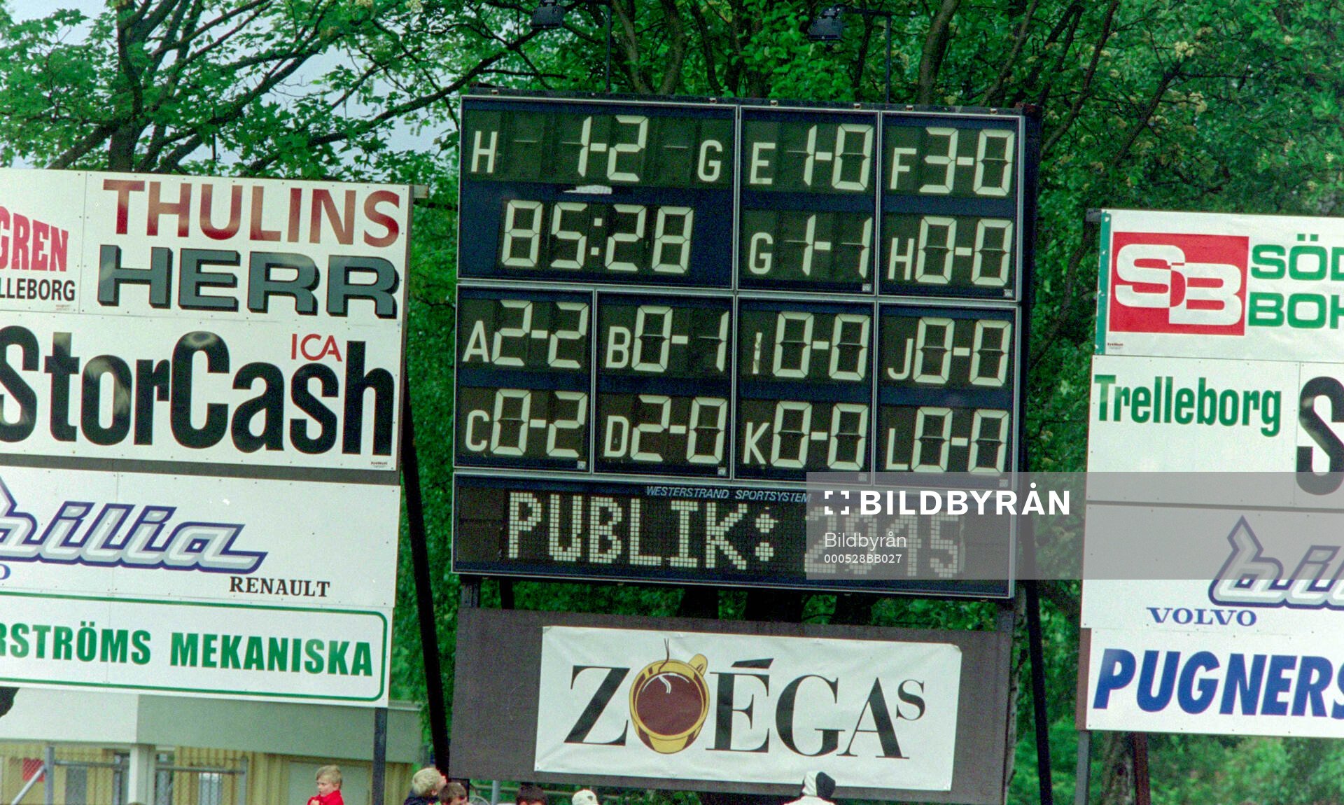 Fotboll, Allsvenskan, säsongen 2000, Trelleborg - Hammarby