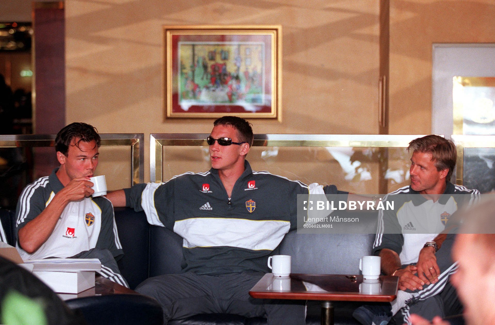  Joachim Björklund, Patrik Andersson och Roland Nilsson.