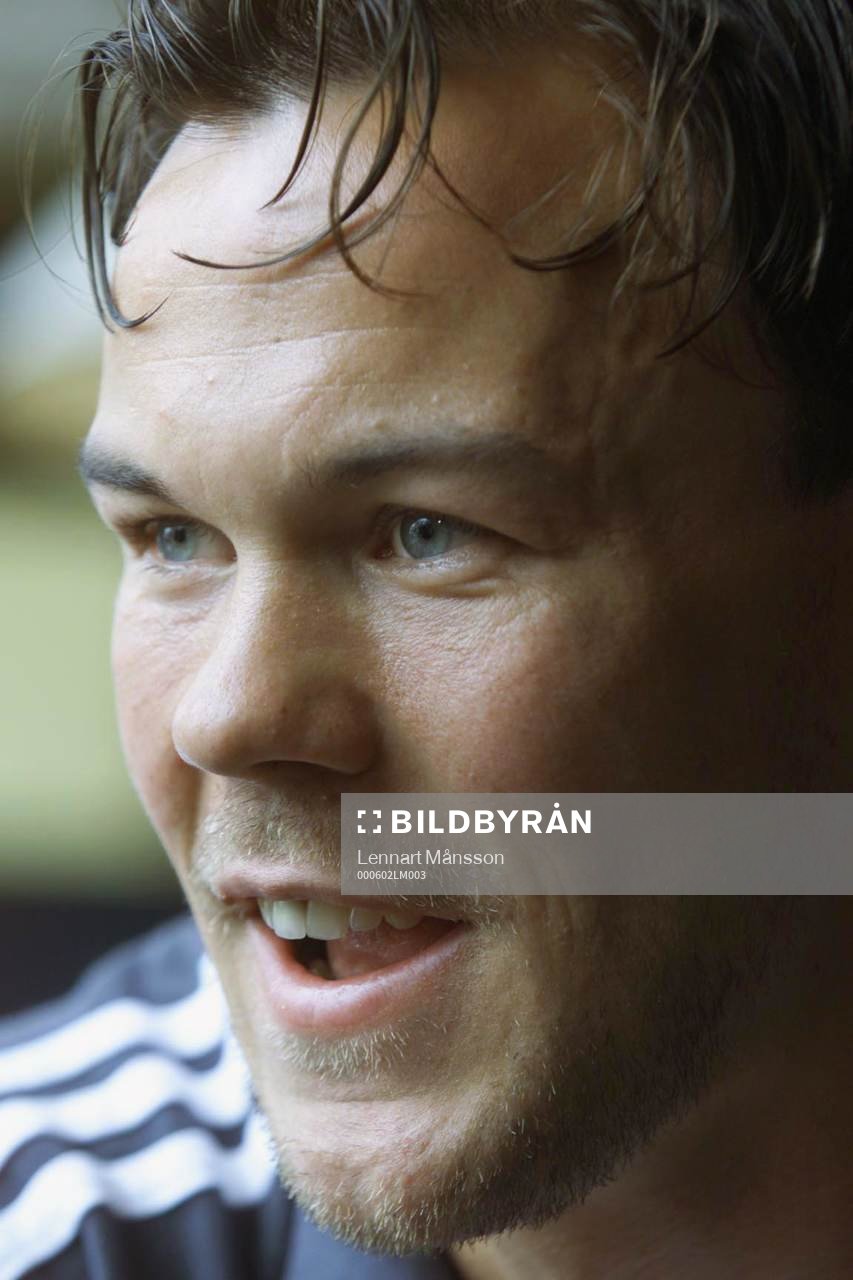 Joachim Björklund, med nyodlat skägg