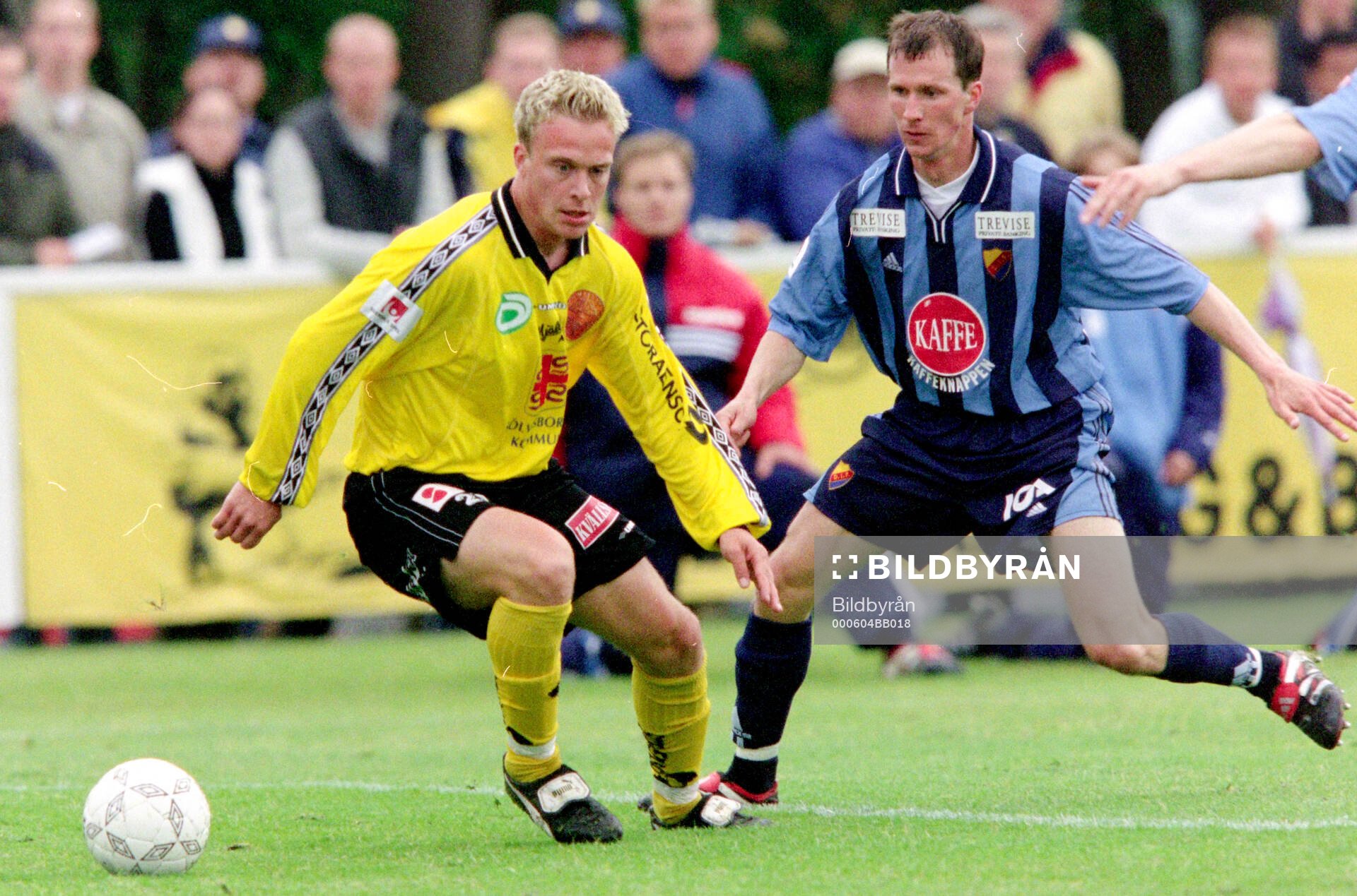 Mjällbys Marcus Ekenberg mot Djurgårdens Niclas Rasck