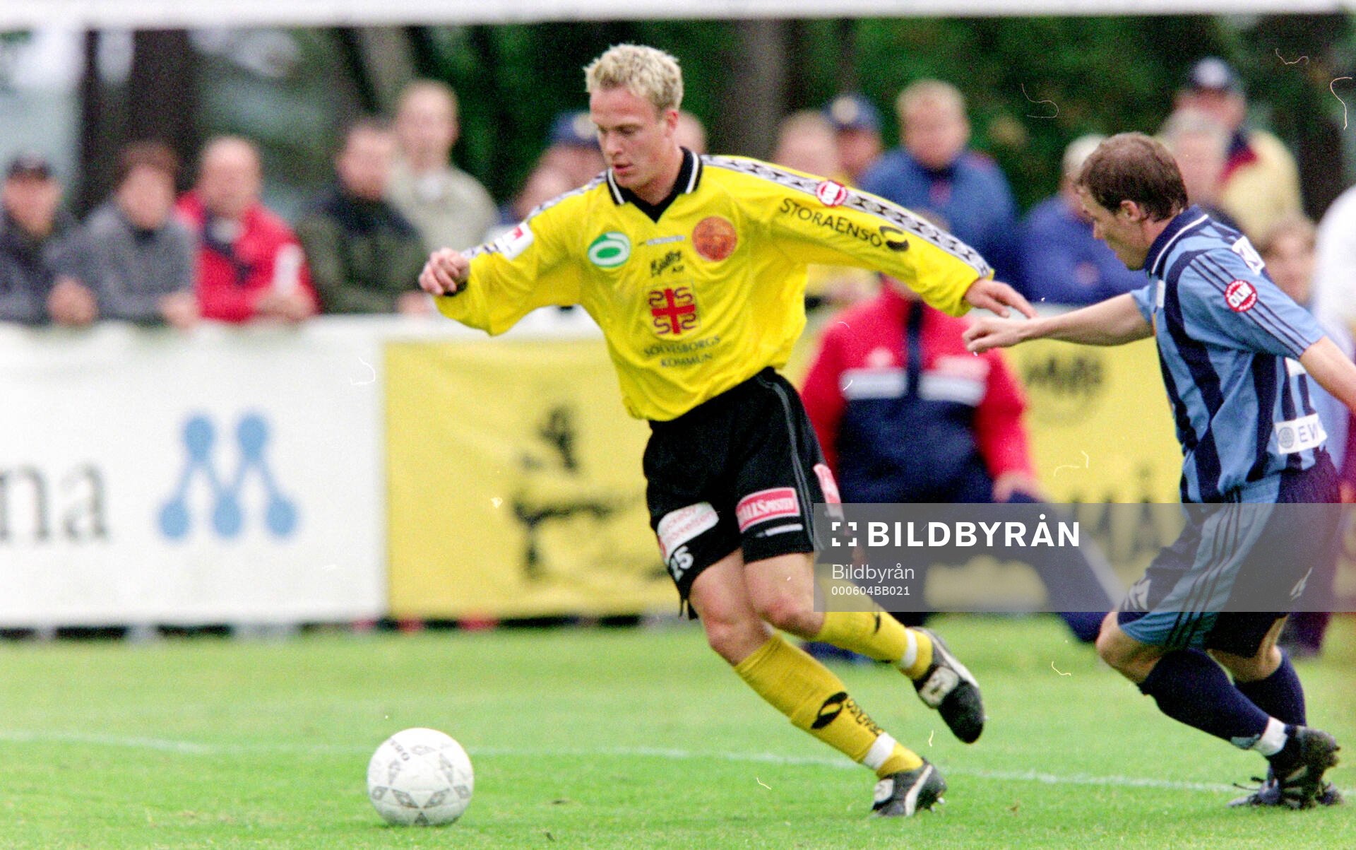 Mjällbys Marcus Ekenberg mot Djurgårdens Magnus Samuelsson