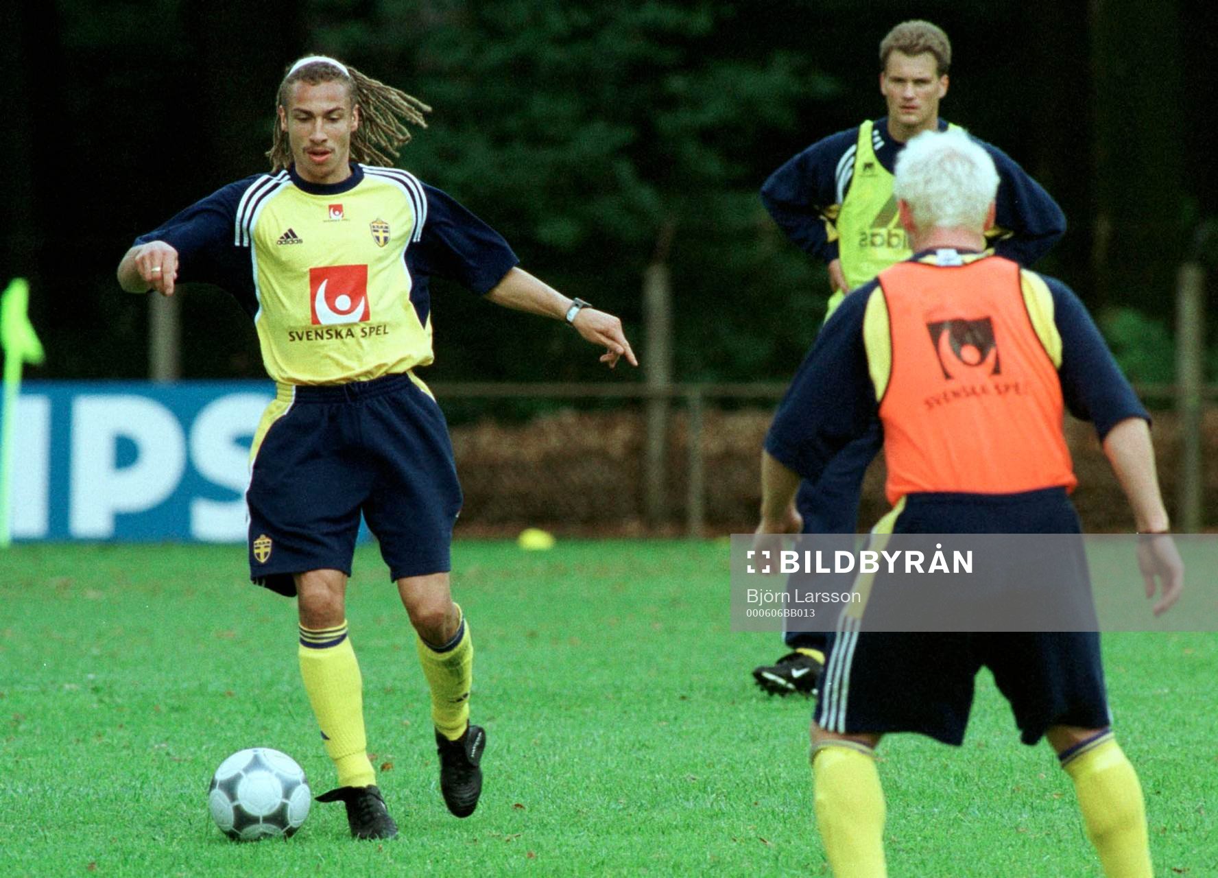  Henrik Larsson, Jörgen Pettersson och Gary Sundgren.