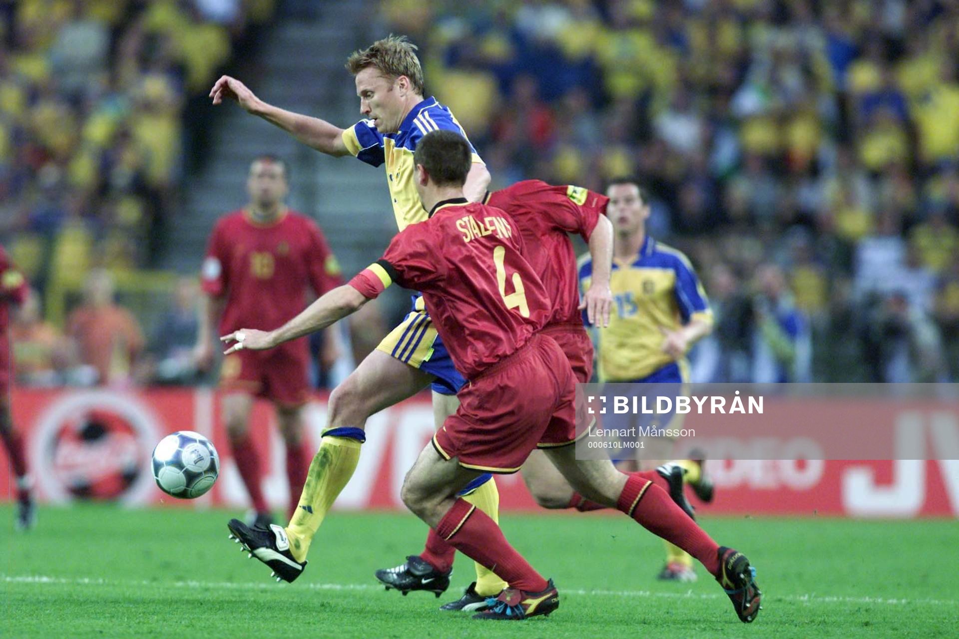 Kennet Andersson, Sverige utmanar Lorenzo Staelens, Belgien