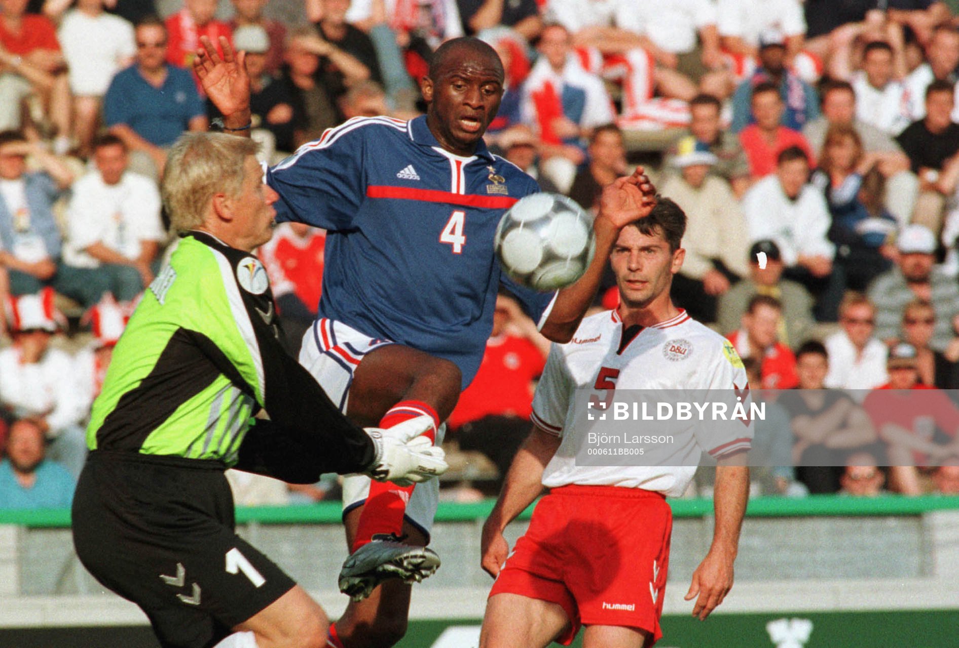 Peter Schmeichel, Danmark och Patrick Viera, Frankrike
