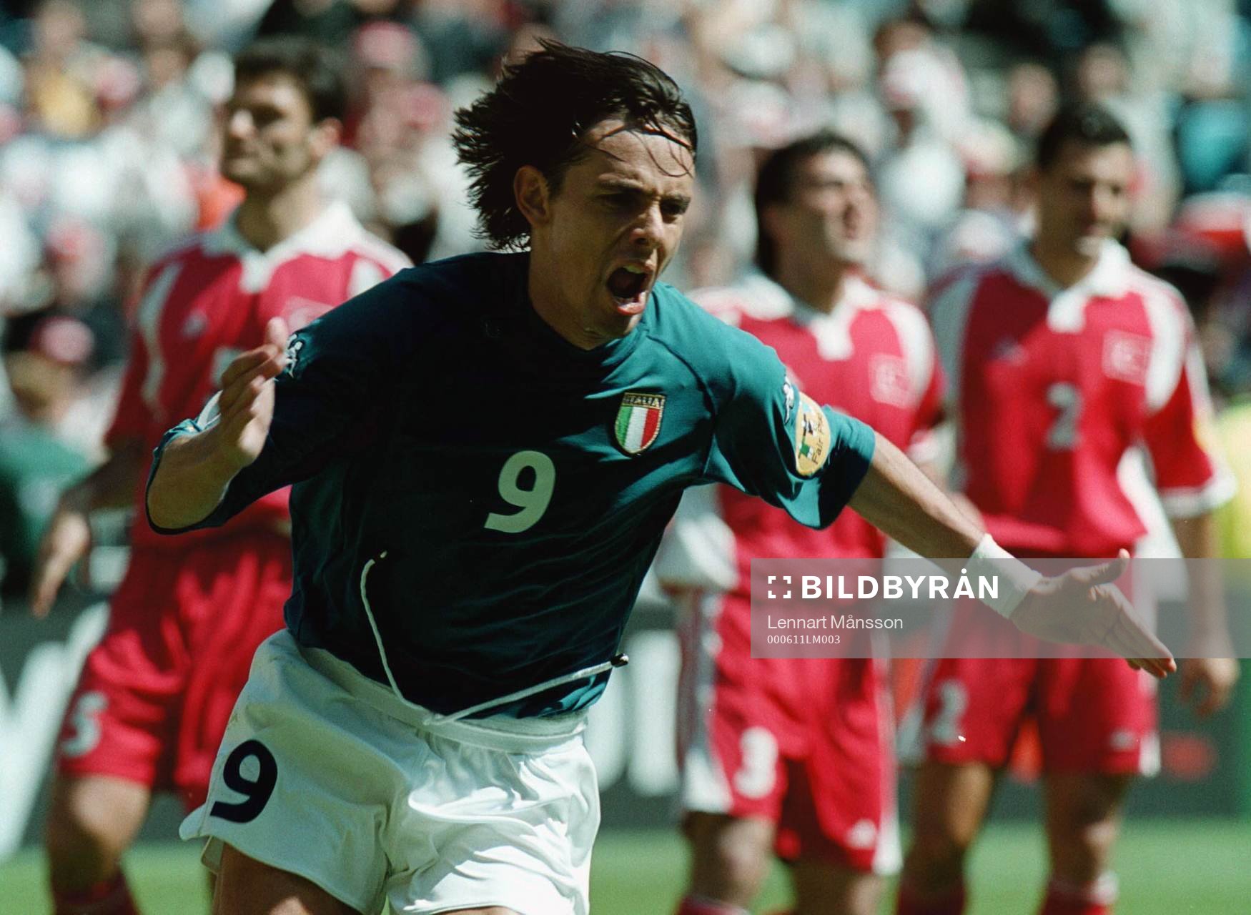 Filippo Inzaghi, Italien har avgjort och fått turkarna på