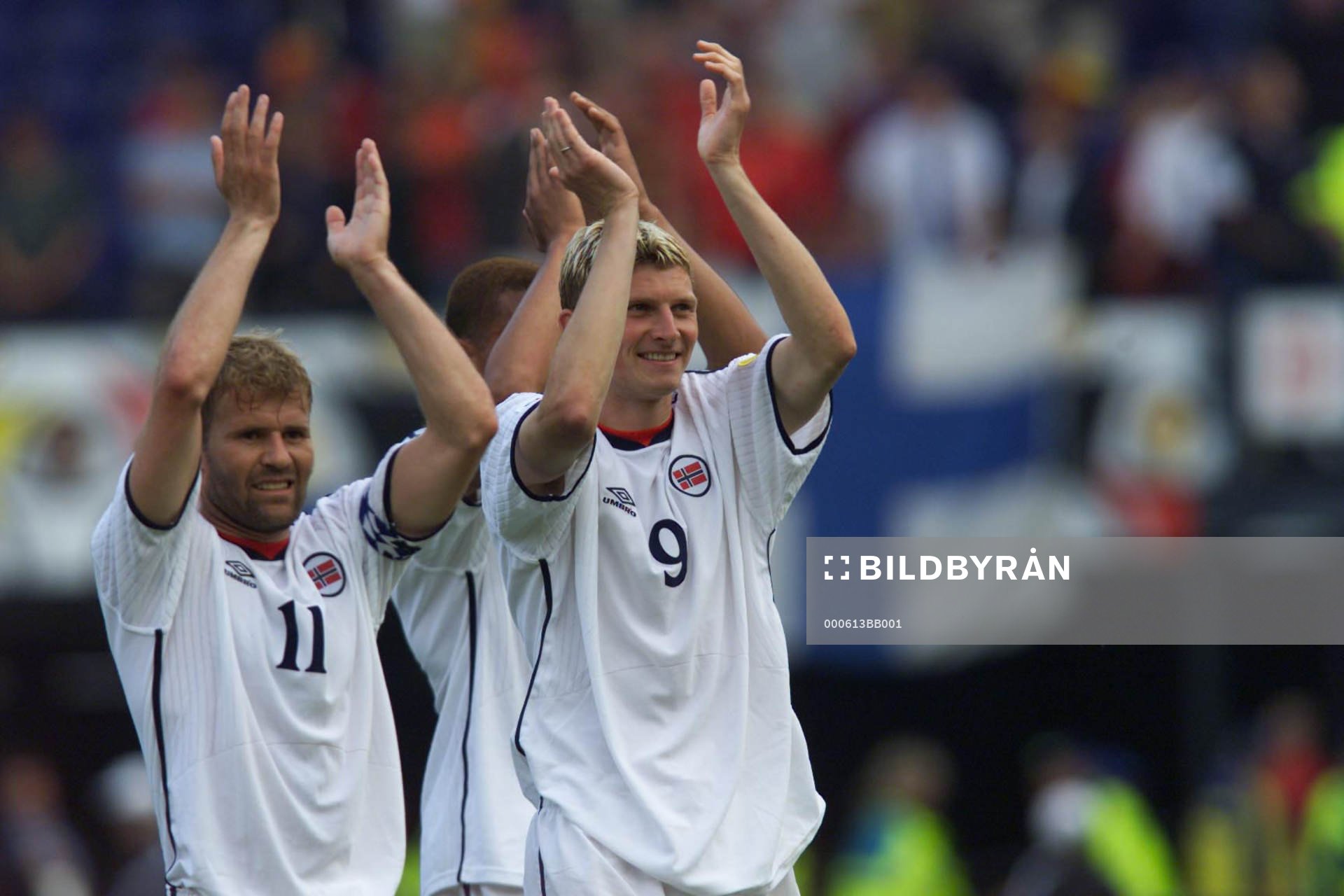 Bent Skammelsrud och Tore André Flo, Norge jublar