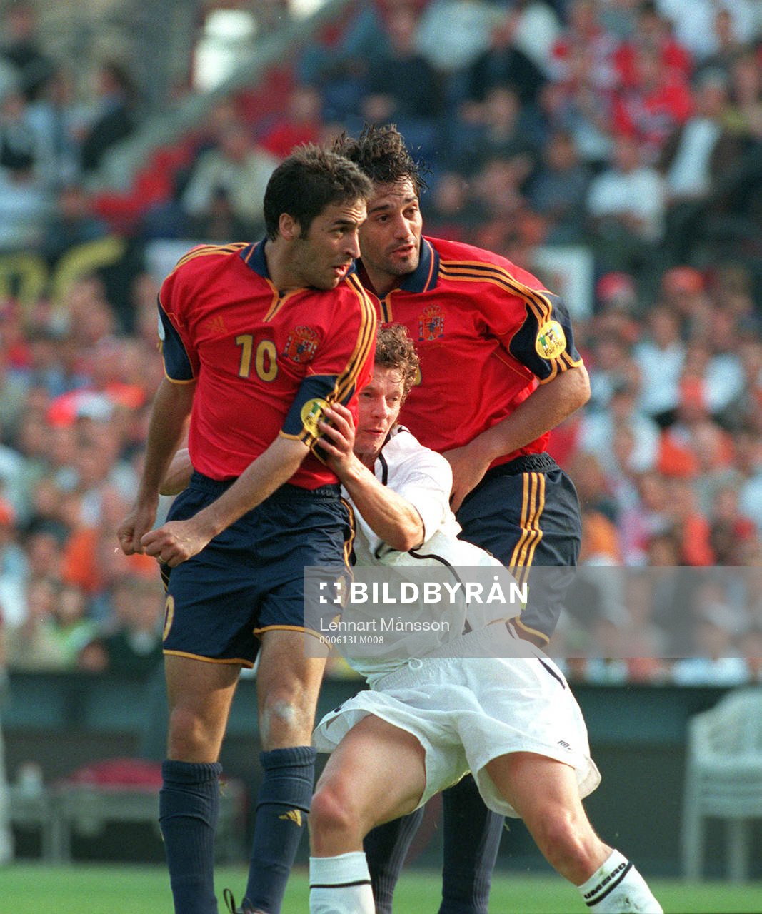Fotboll, EM. Spanien - Norge