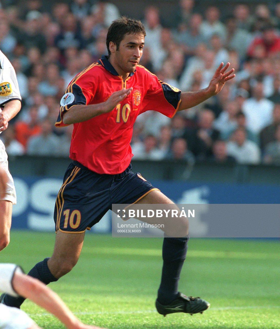Fotboll, EM. Spanien - Norge.
