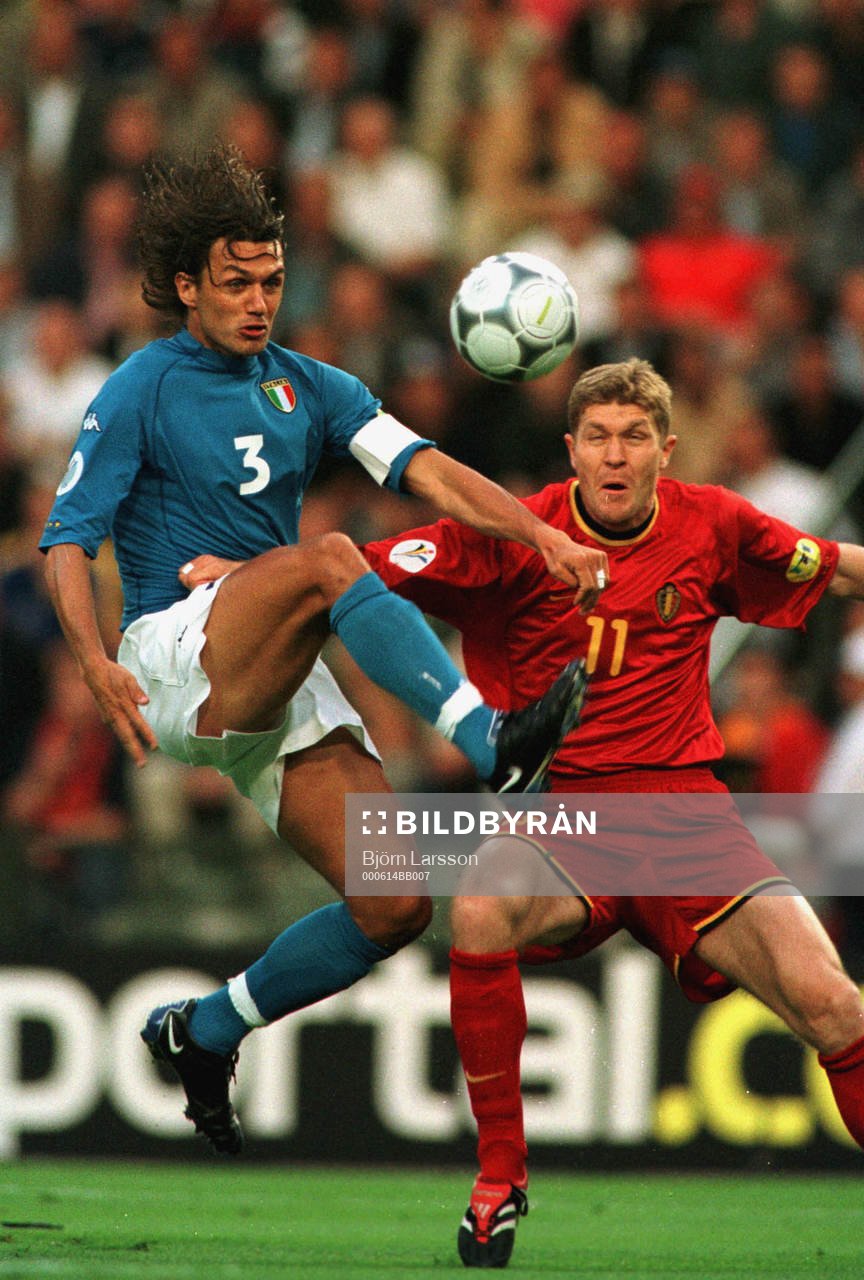 Paolo Maldini, Italien och Gert Verheyen, Belgien