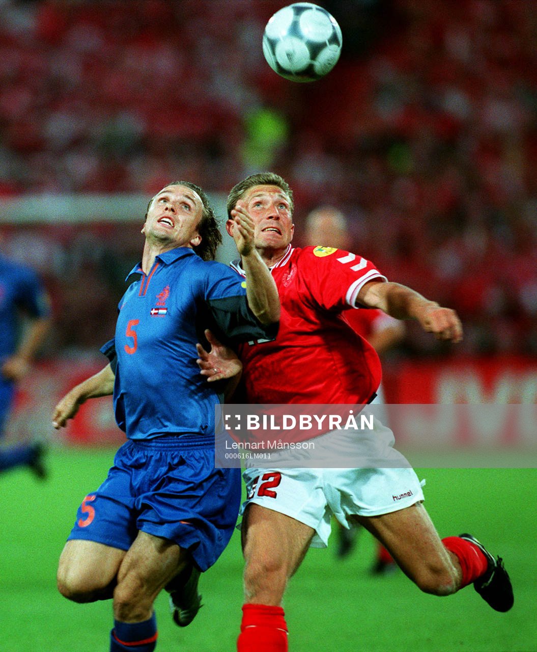 Fotboll, EM. Danmark - Holland