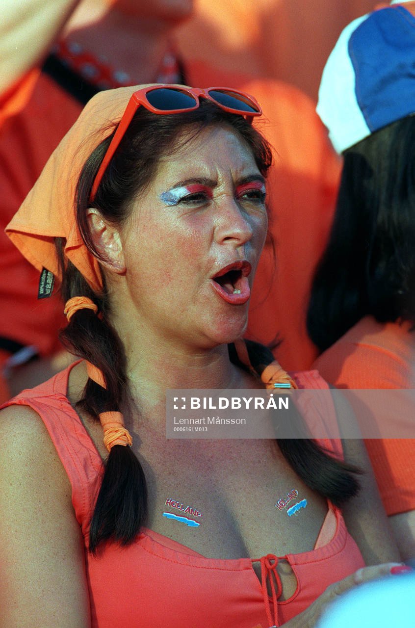 Fotboll, EM. Danmark - Holland