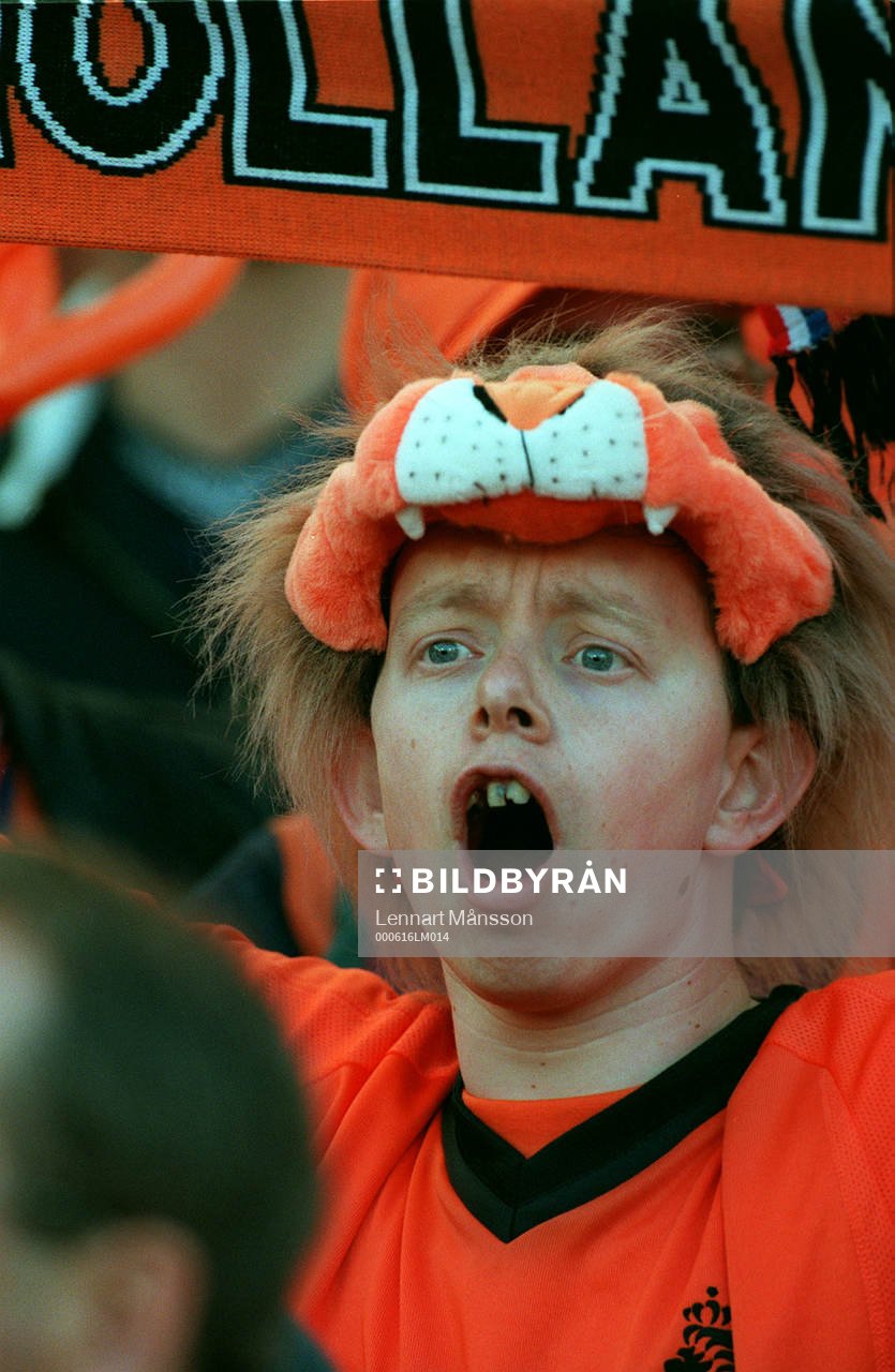 Fotboll, EM. Danmark - Holland