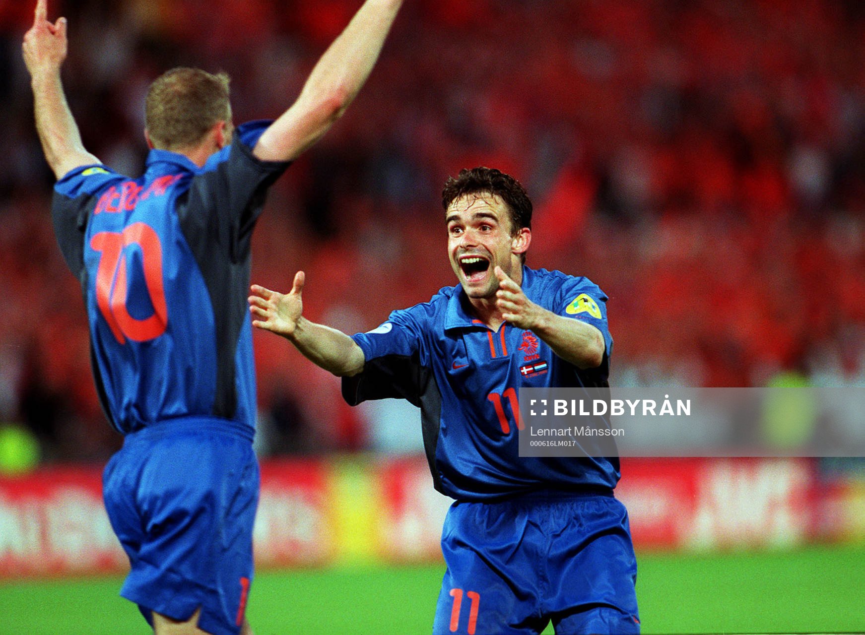 Fotboll, EM. Danmark - Holland