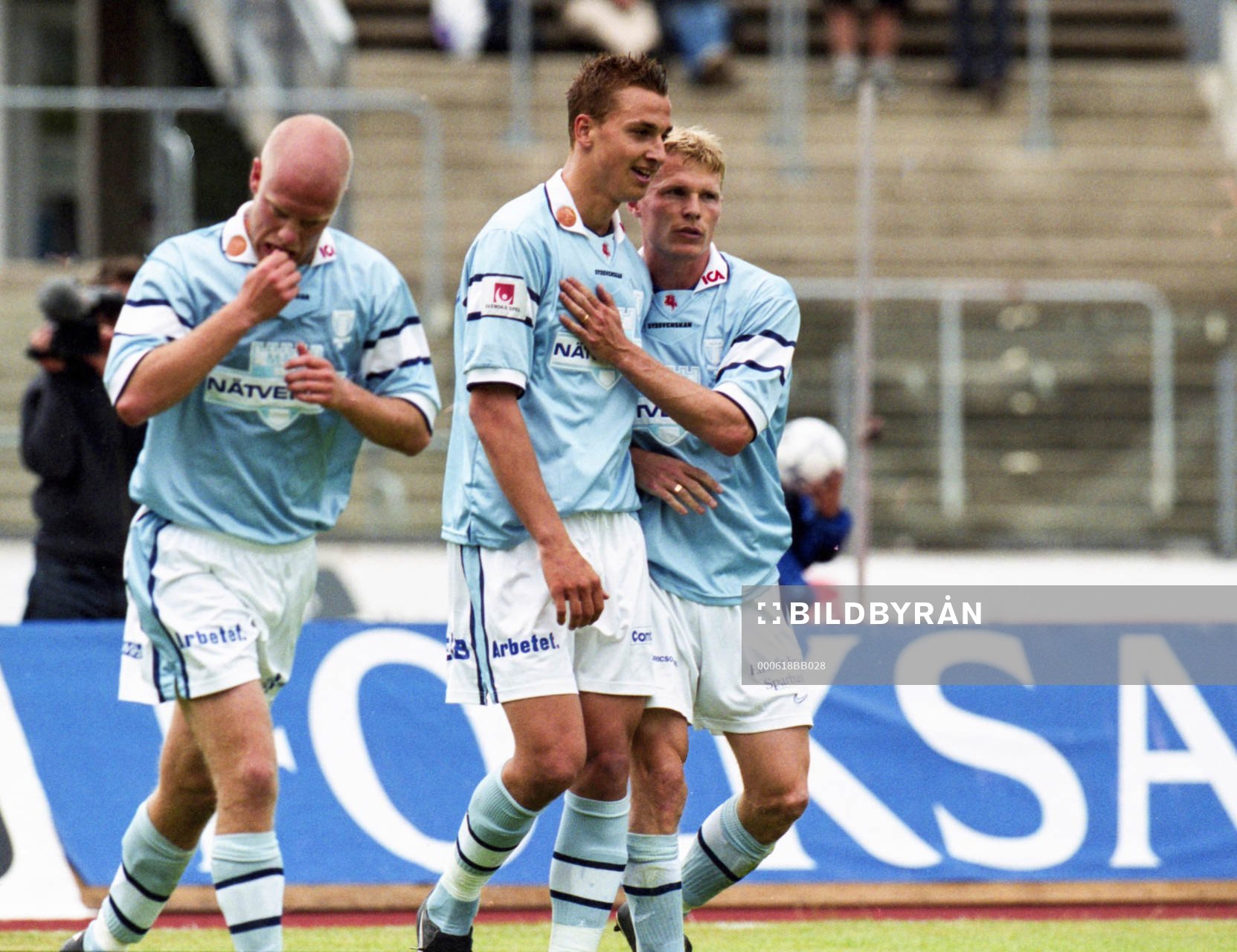 Olof Persson, Zlatan Ibrahimovic och Mats Lilienberg, Malmö