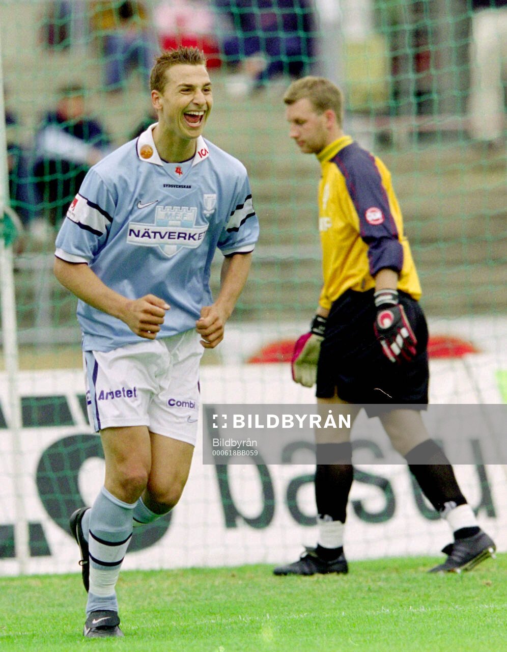 Malmös Zlatan Ibrahimovic jublar
