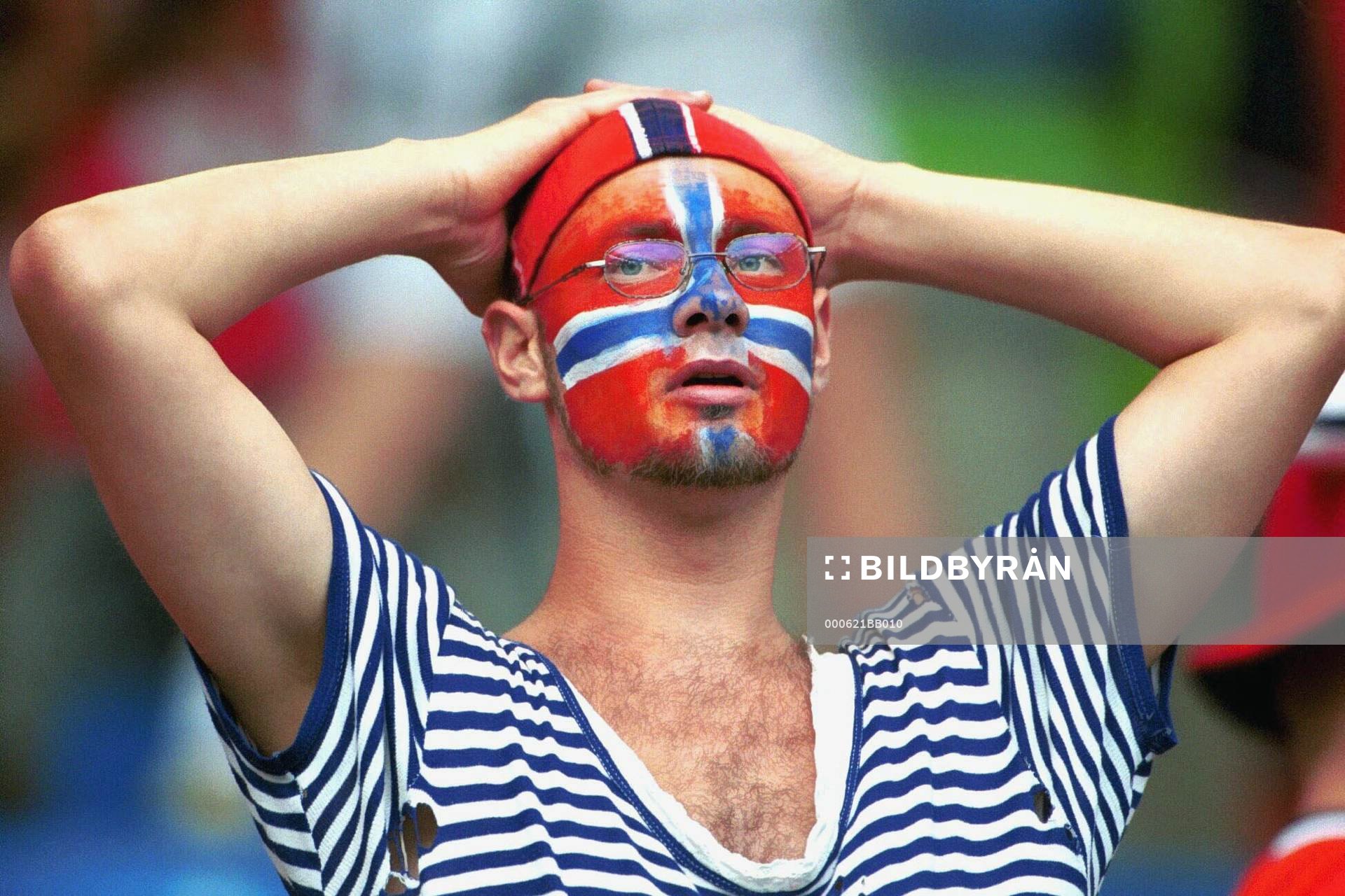 En förtvivlad Norsk supporter