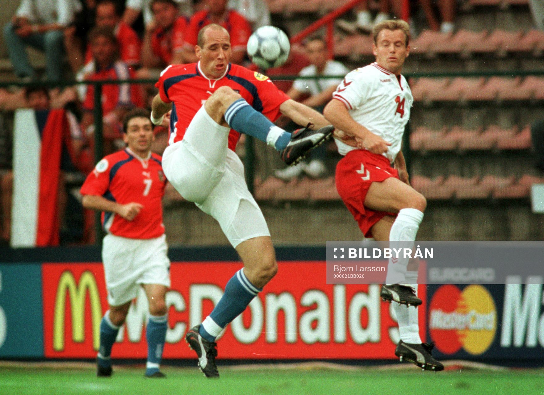 Jan Koller, Tjeckien och Brian S Nielsen, Danmark