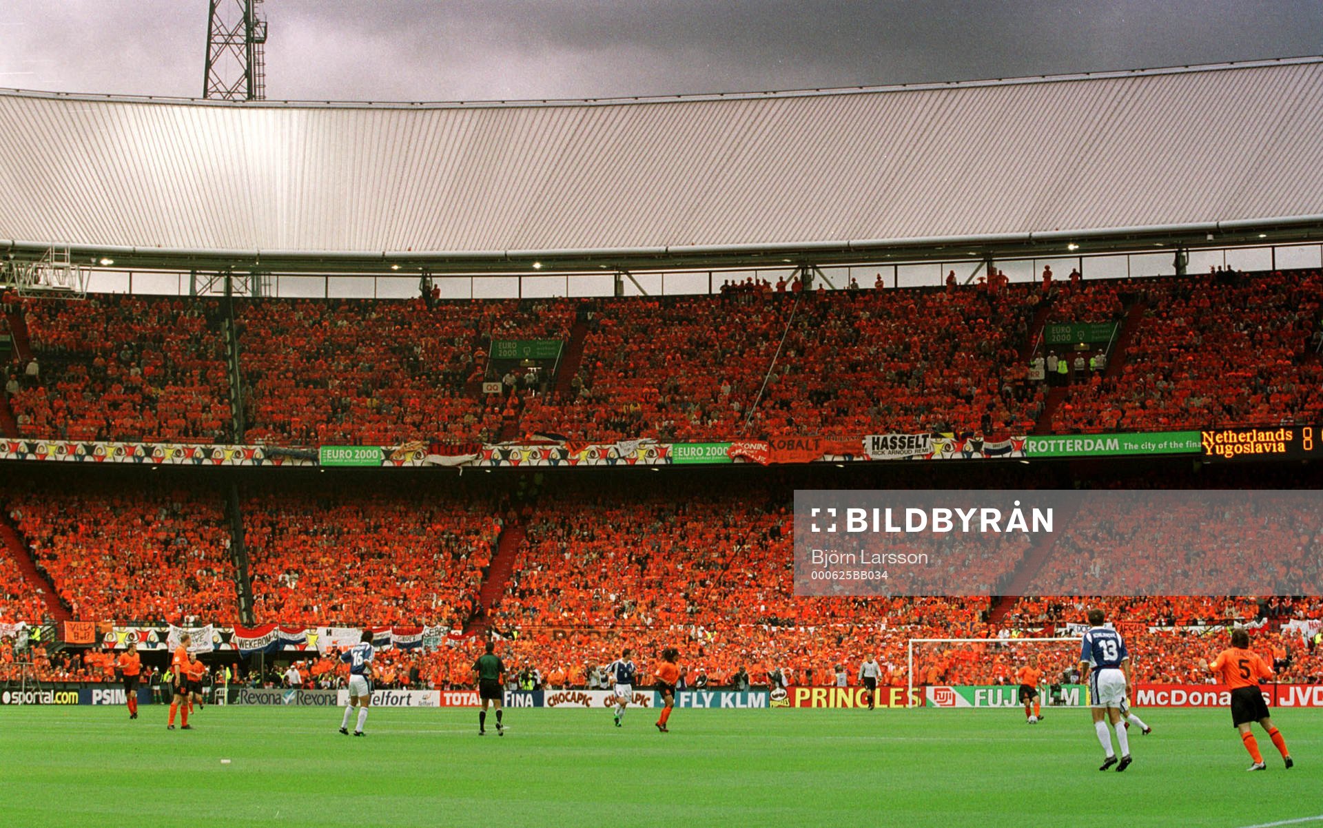 Fotboll, EM, Kvartsfinal, Holland - Jugoslavien