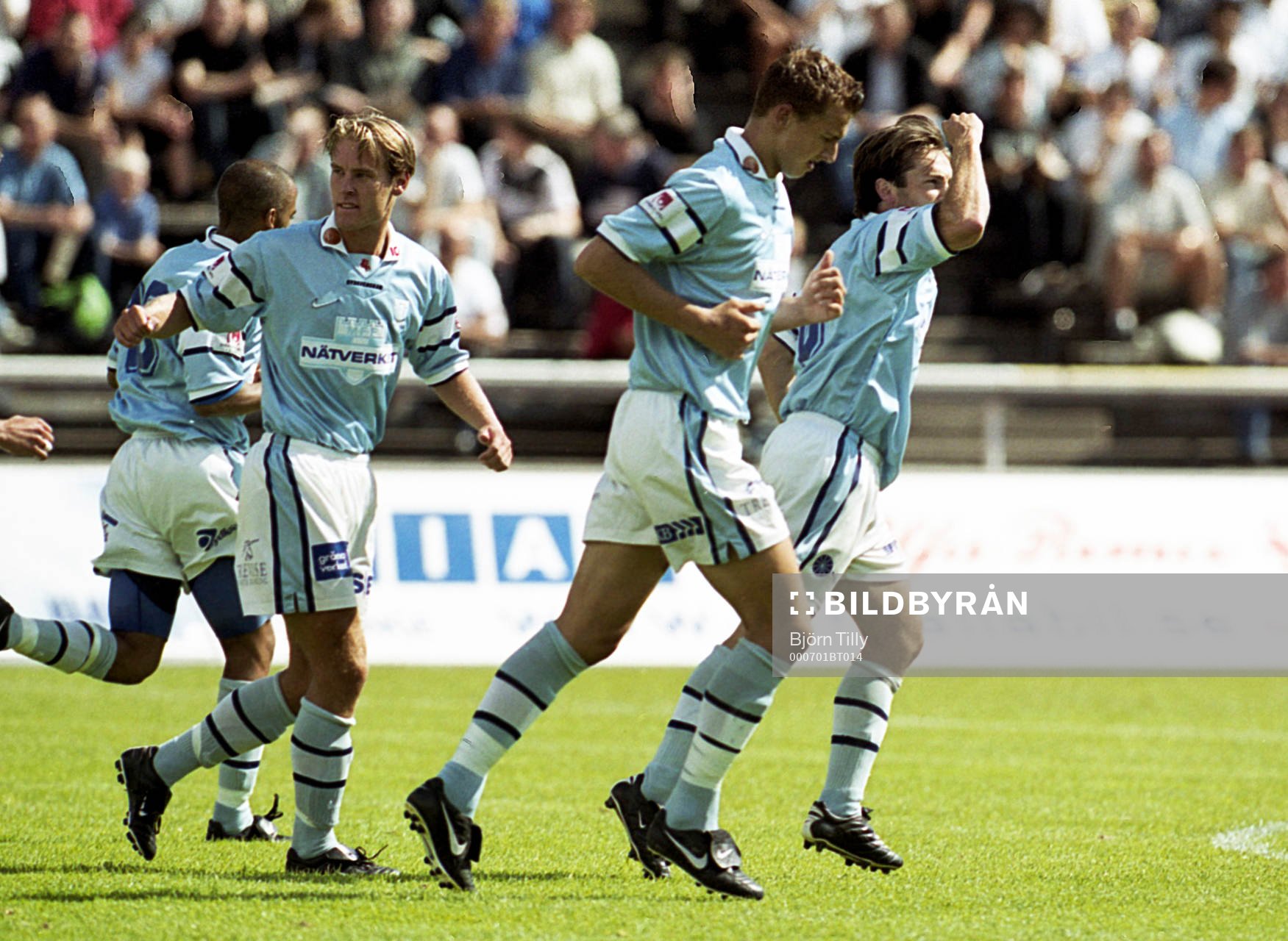 Hans Mattisson och Zlatan Ibrahimovic, Malmö jublar