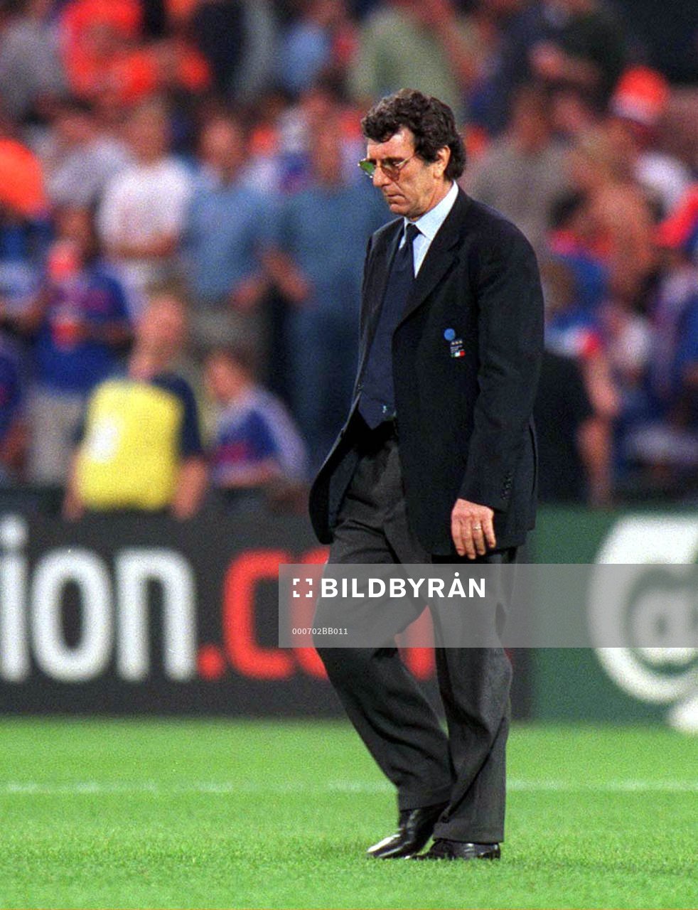 Dino Zoff, förbundskapten Italien deppar