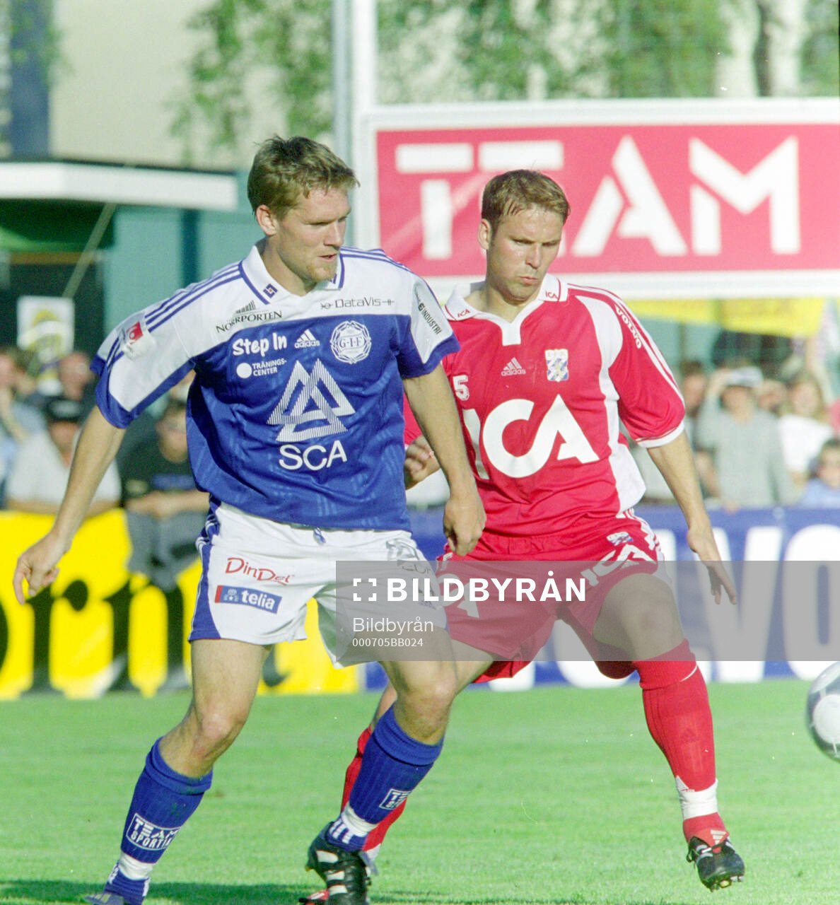Sundsvalls Jon Ericsson före Göteborgs Steinar Pedersen