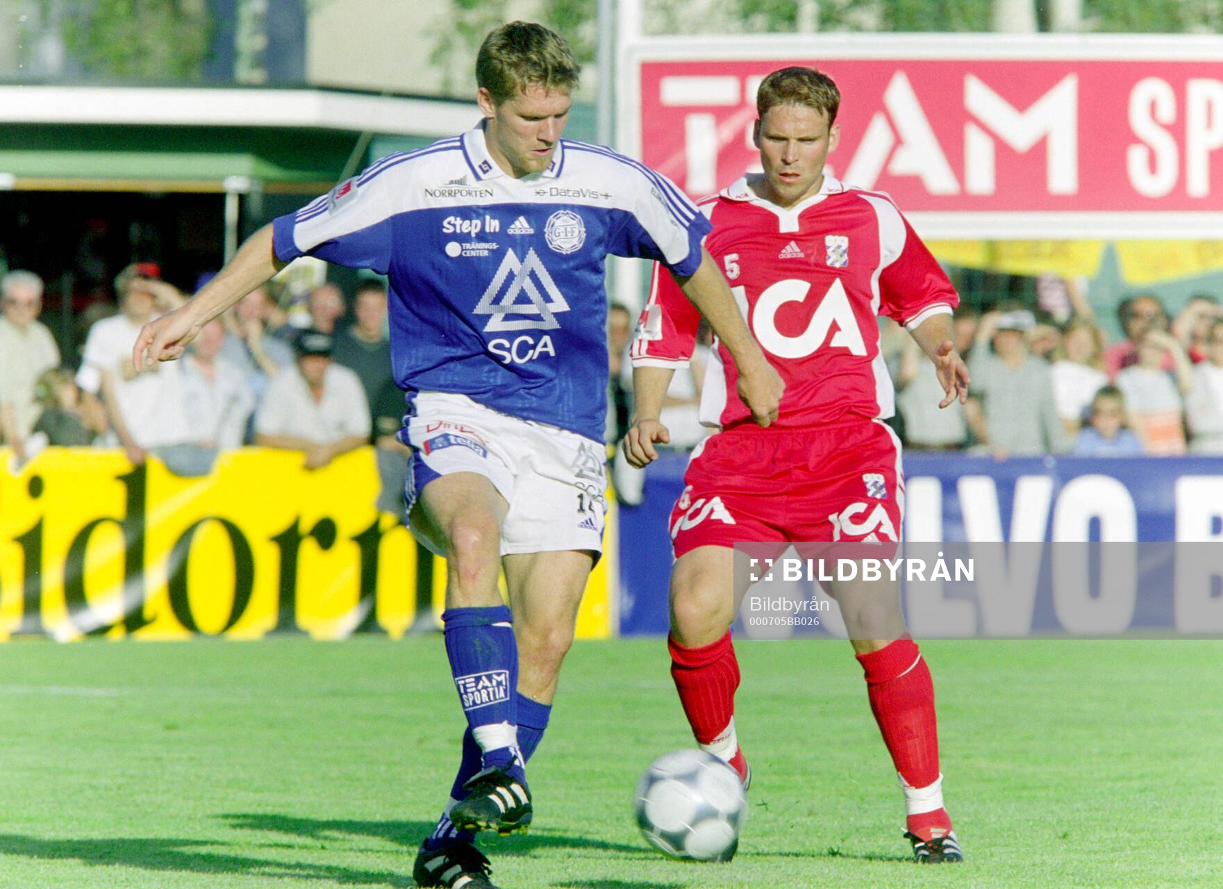 Sundsvalls Jon Ericsson före Göteborgs Steinar Pedersen