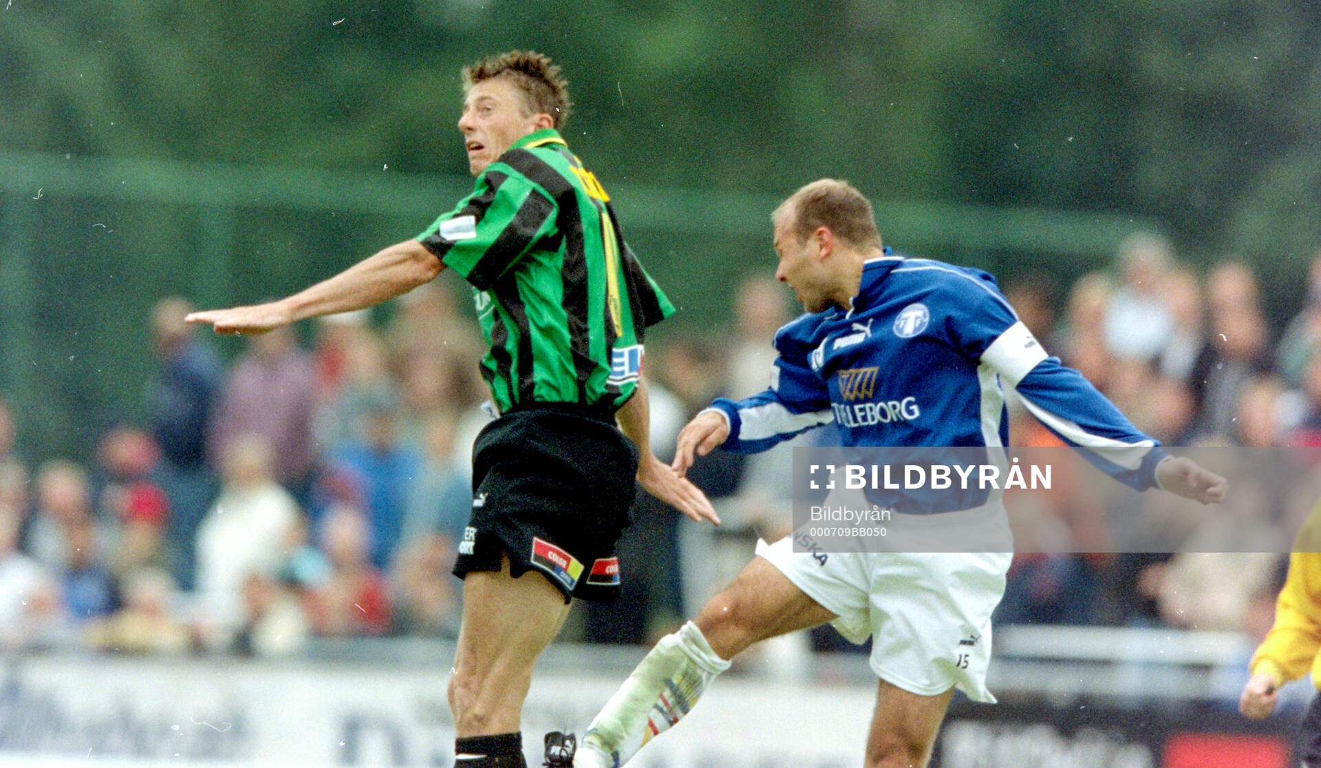 GAIS Magnus Gustafsson mot Trelleborgs Tommi Grönlund