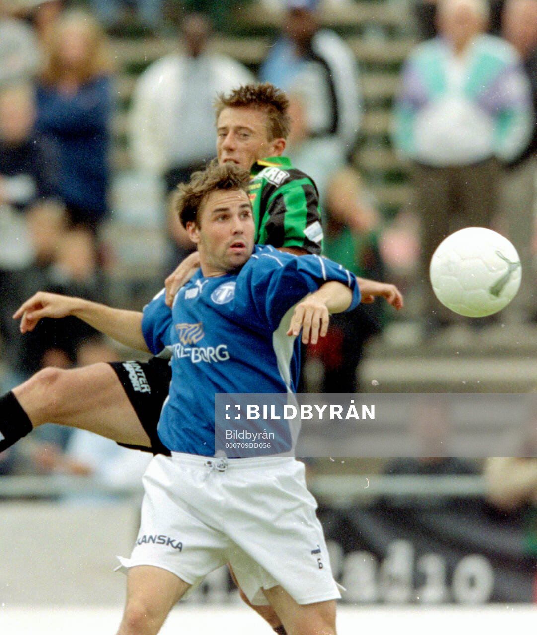 GAIS Magnus Gustafsson mot Trelleborgs Mattias Kronvall